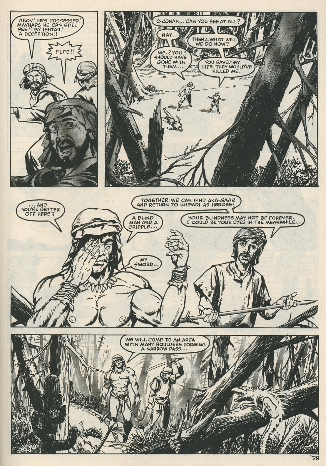 Read online The Savage Sword Of Conan comic -  Issue #117 - 27