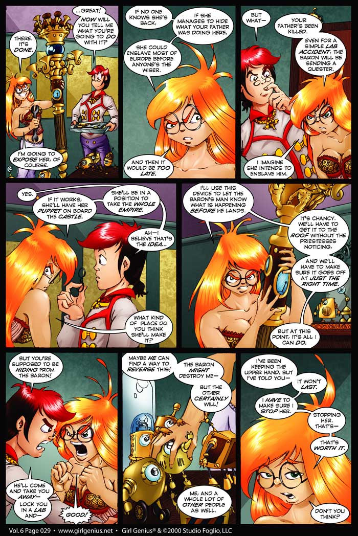 Read online Girl Genius (2002) comic -  Issue #6 - 30