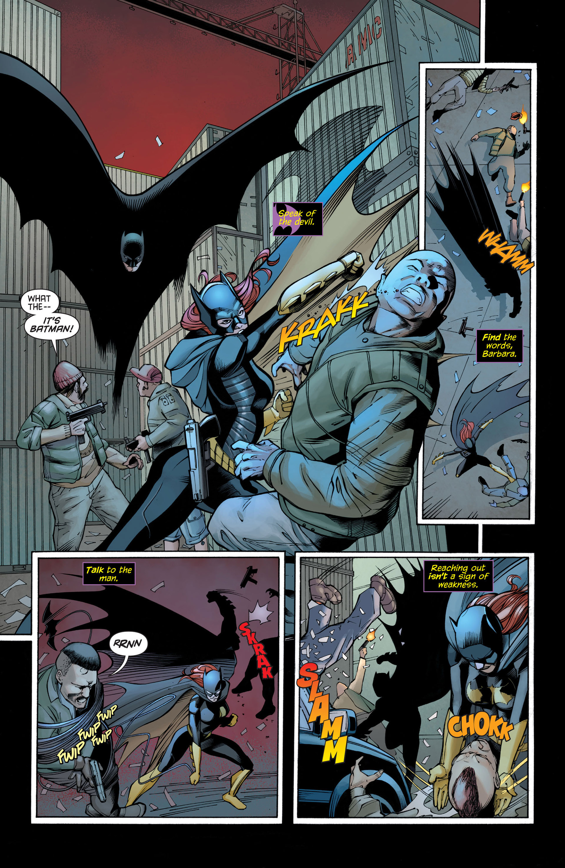 Read online Batman and Robin (2011) comic -  Issue #21 - Batman and Batgirl - 3