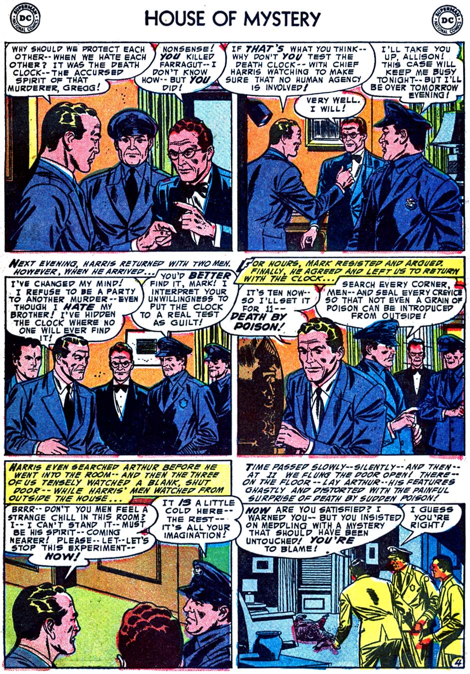 Read online House of Mystery (1951) comic -  Issue #28 - 31