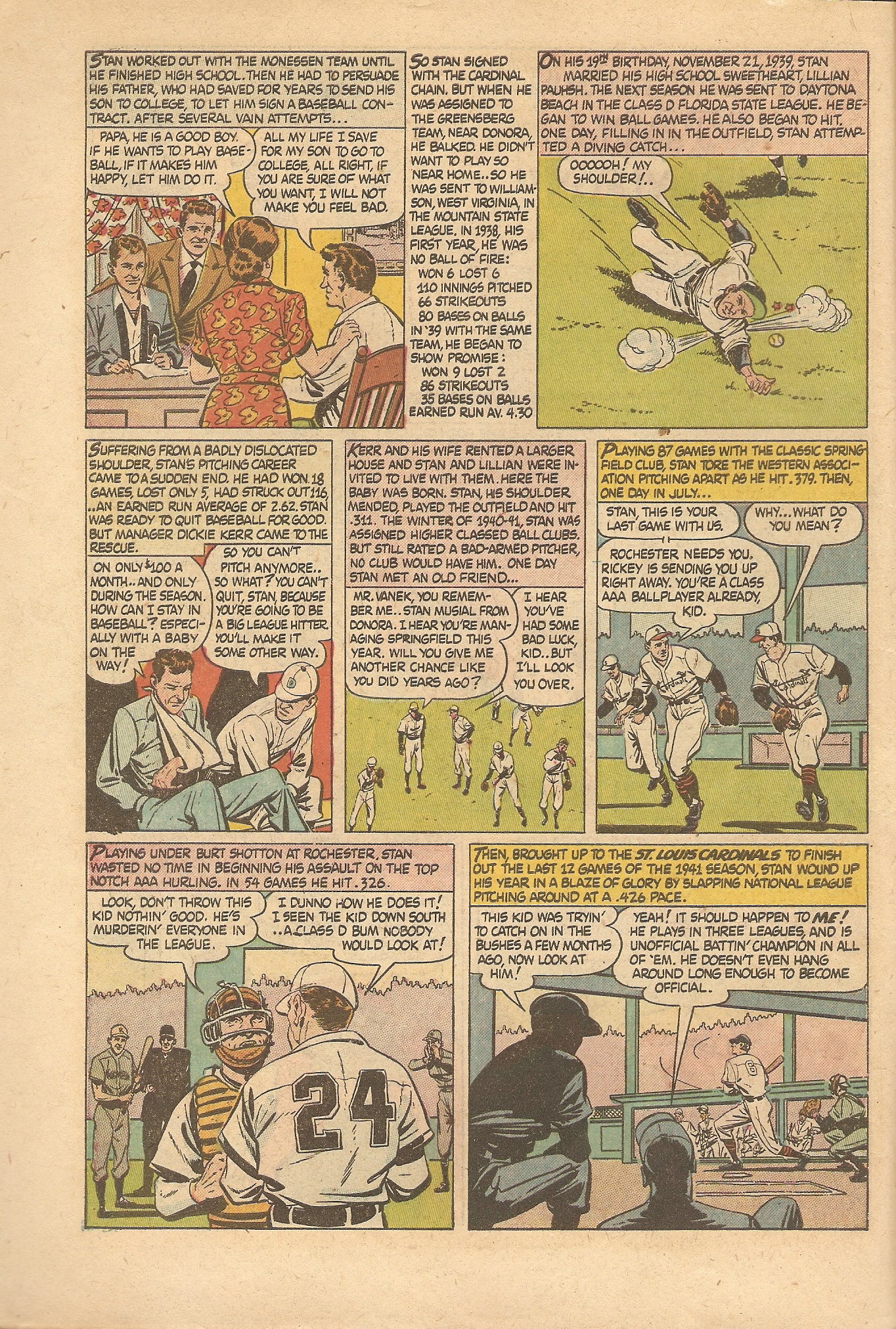 Read online Babe Ruth Sports Comics comic -  Issue #9 - 6