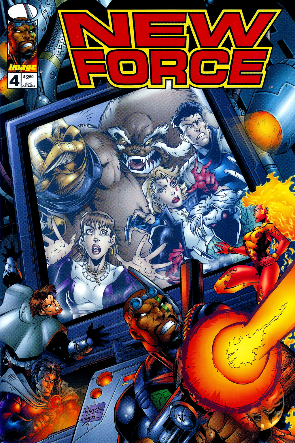 Read online New Force comic -  Issue #4 - 1