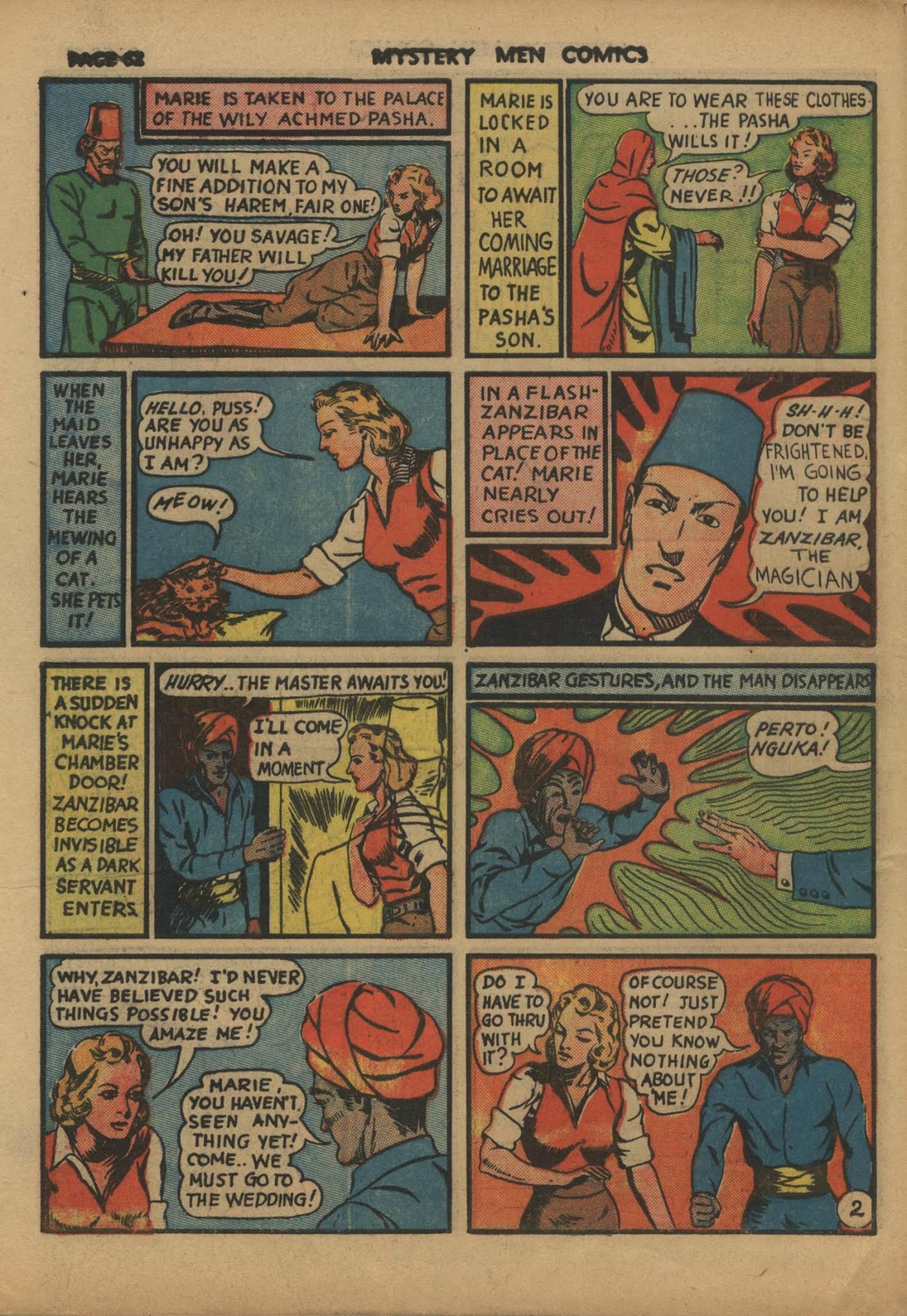 Read online Mystery Men Comics comic -  Issue #10 - 64