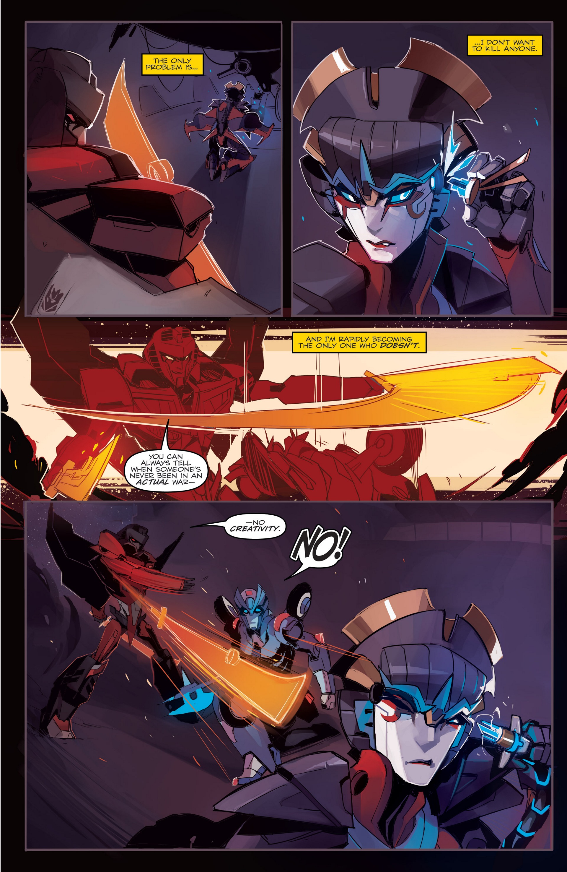 Read online The Transformers: Windblade (2014) comic -  Issue #4 - 13