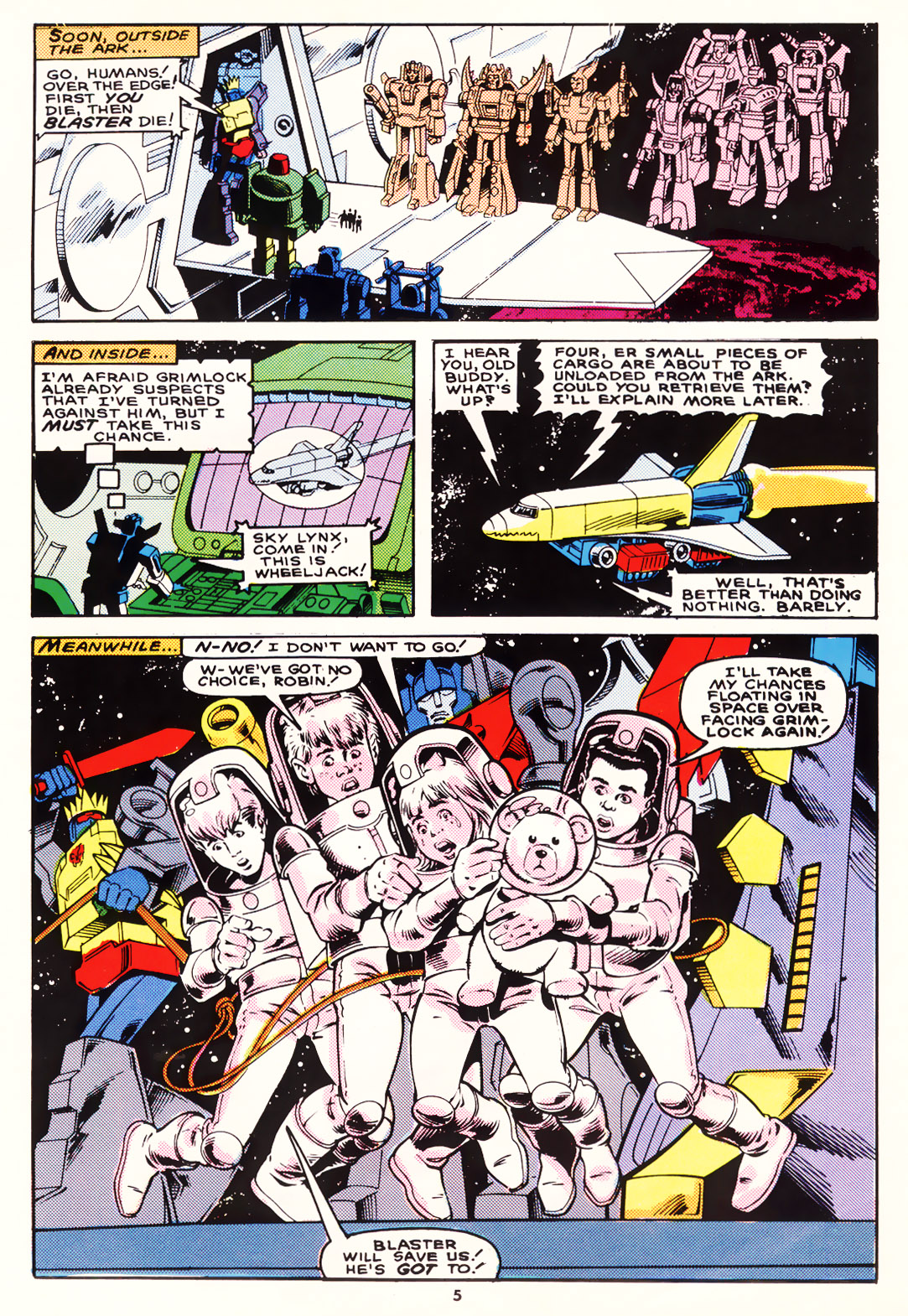 Read online The Transformers (UK) comic -  Issue #144 - 5