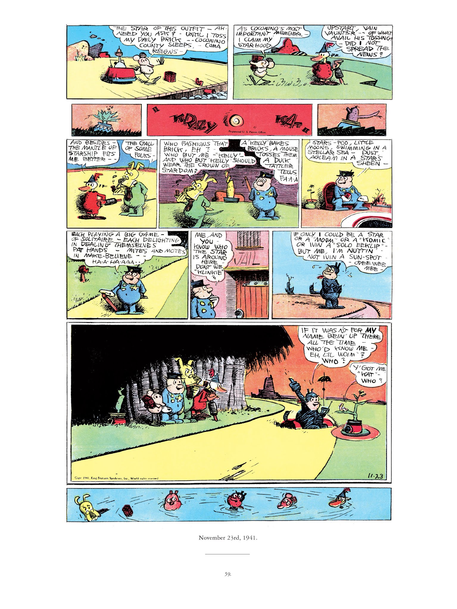 Read online Krazy & Ignatz comic -  Issue # TPB 12 - 58