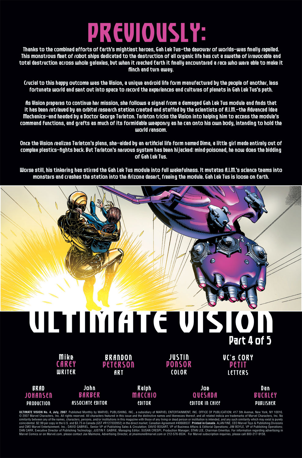 Read online Ultimate Vision comic -  Issue #4 - 3