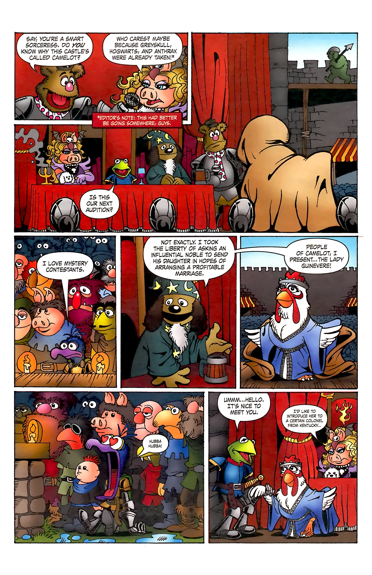 Read online Muppet King Arthur comic -  Issue #2 - 7