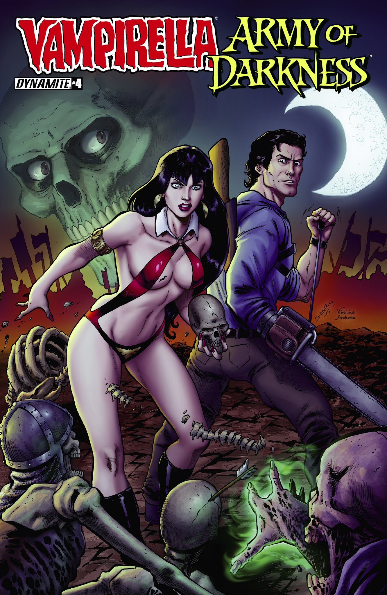 Read online Vampirella/Army of Darkness comic -  Issue #4 - 1