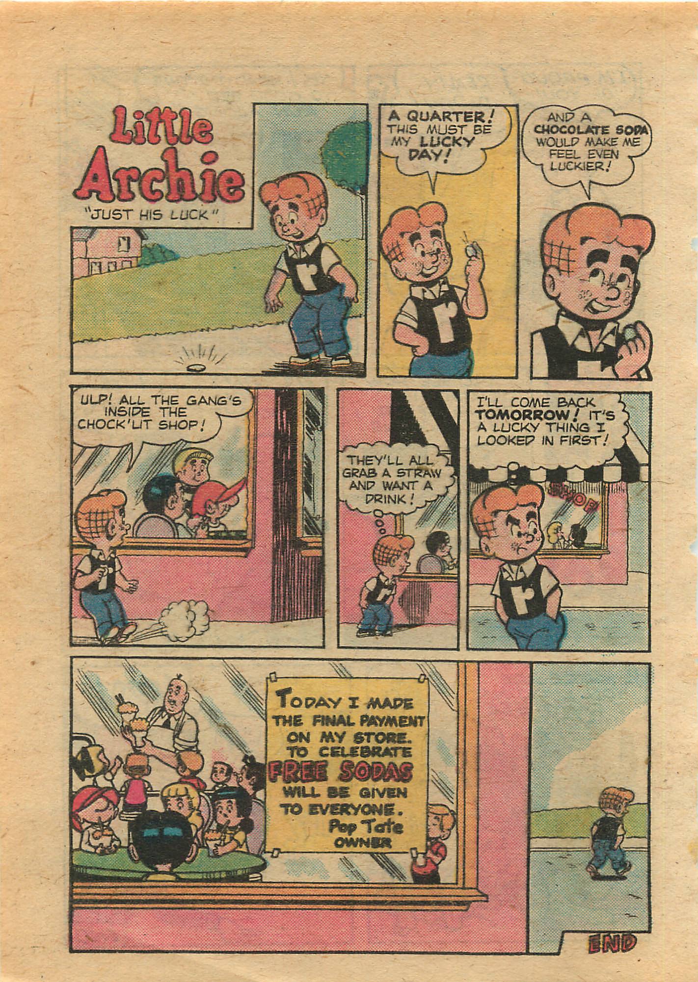 Read online Little Archie Comics Digest Magazine comic -  Issue #1 - 67