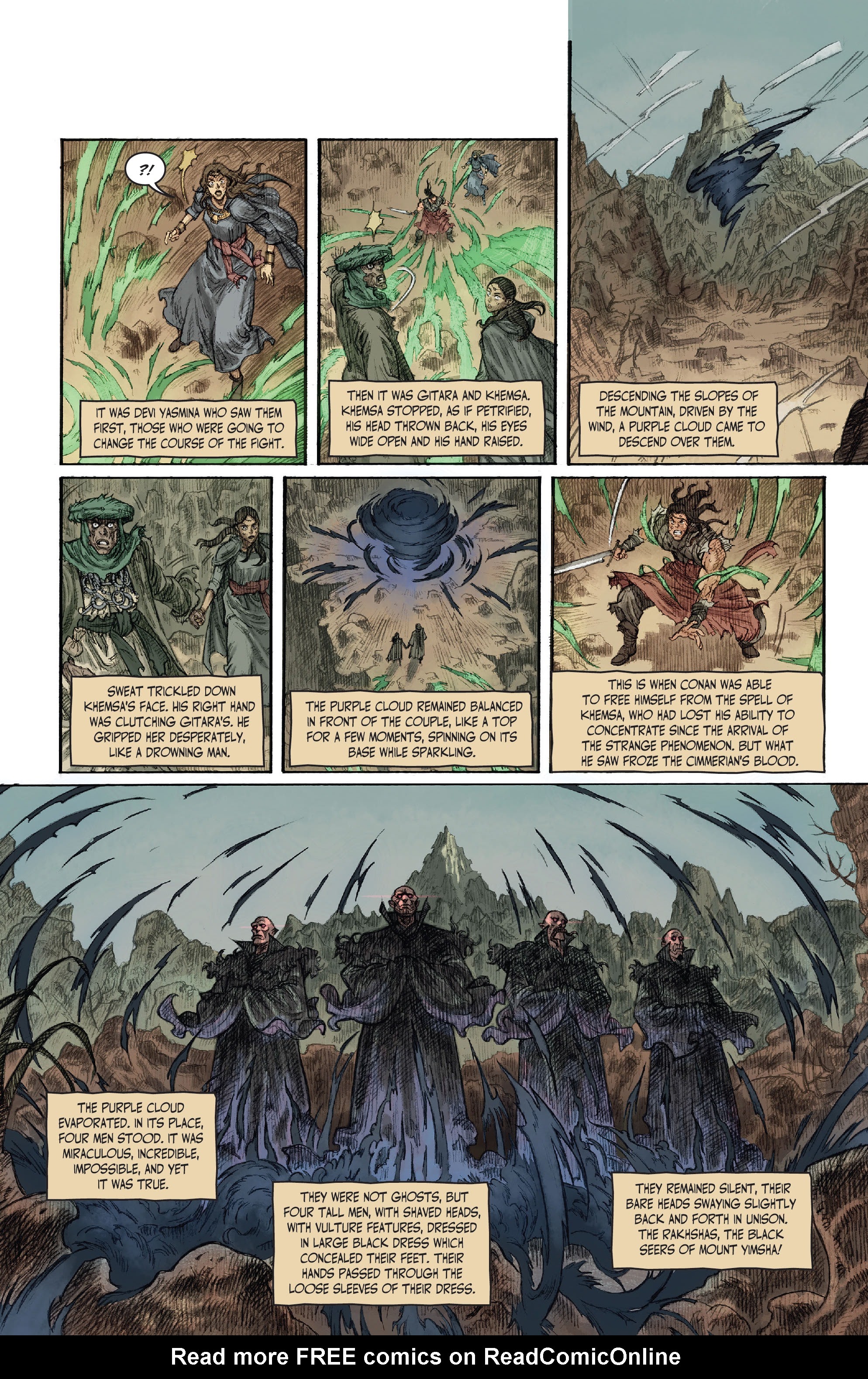 Read online The Cimmerian: People of the Black Circle comic -  Issue #2 - 14