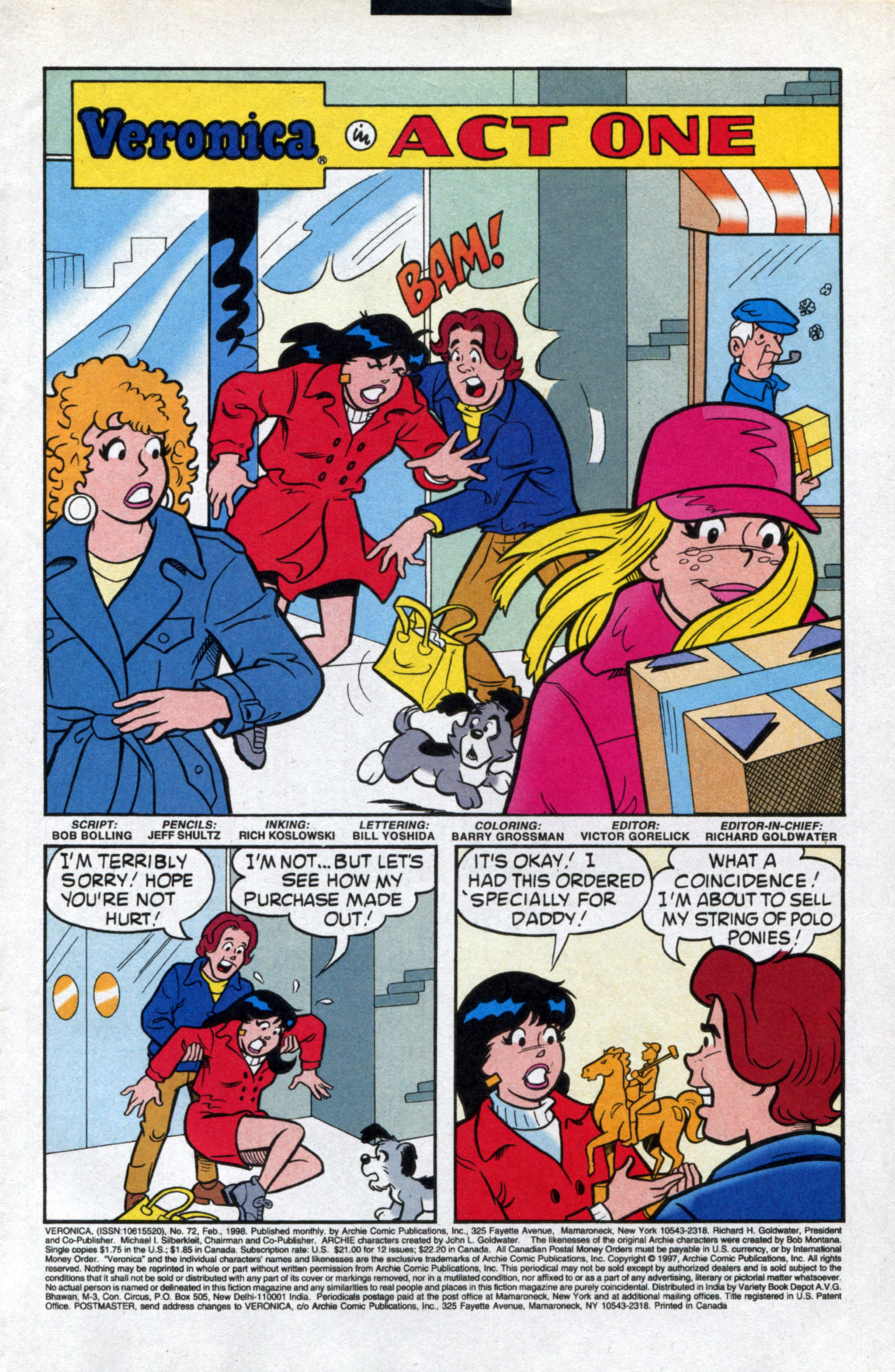 Read online Veronica comic -  Issue #72 - 3