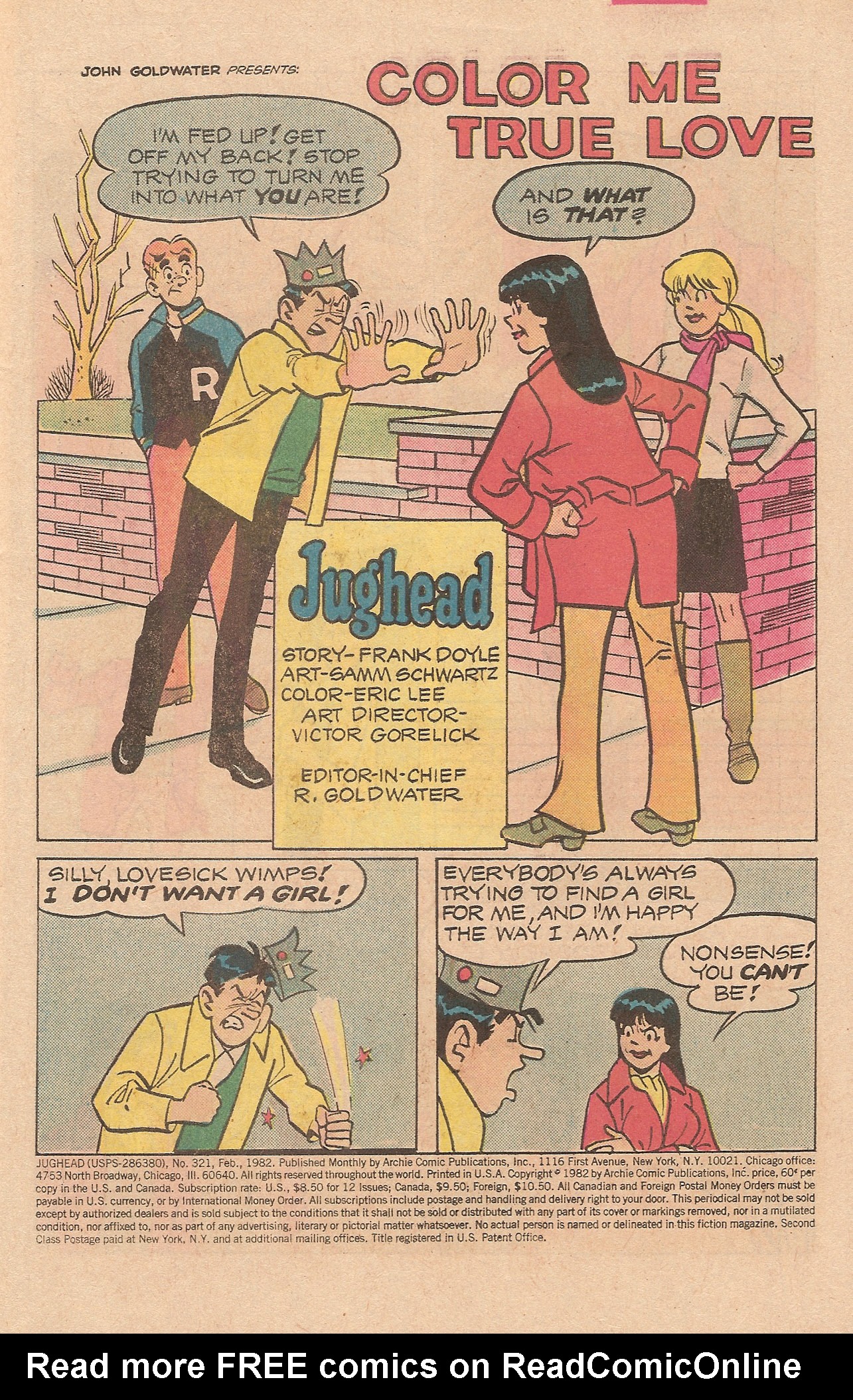 Read online Jughead (1965) comic -  Issue #321 - 3