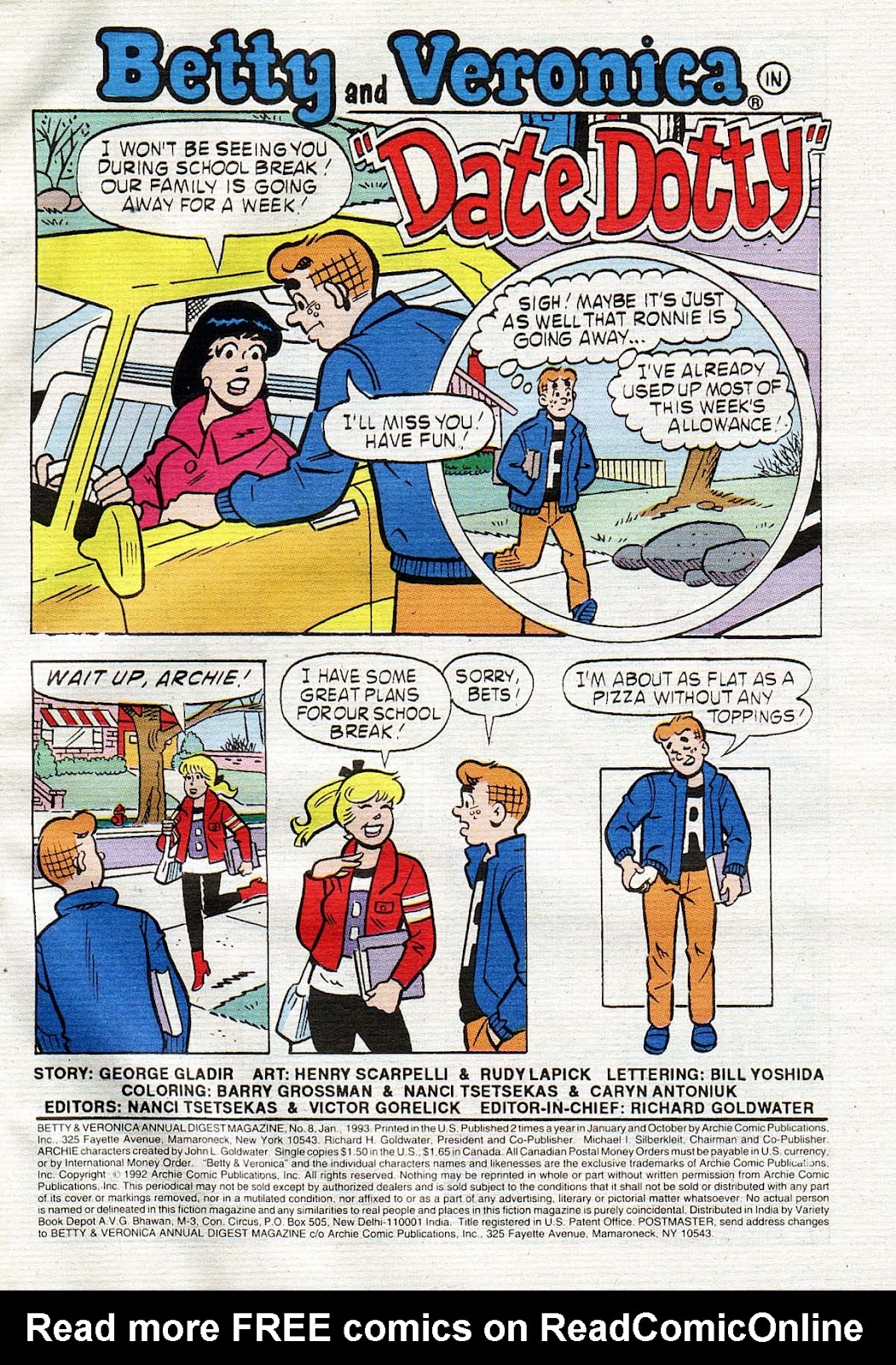 Betty and Veronica Annual Digest Magazine issue 8 - Page 2