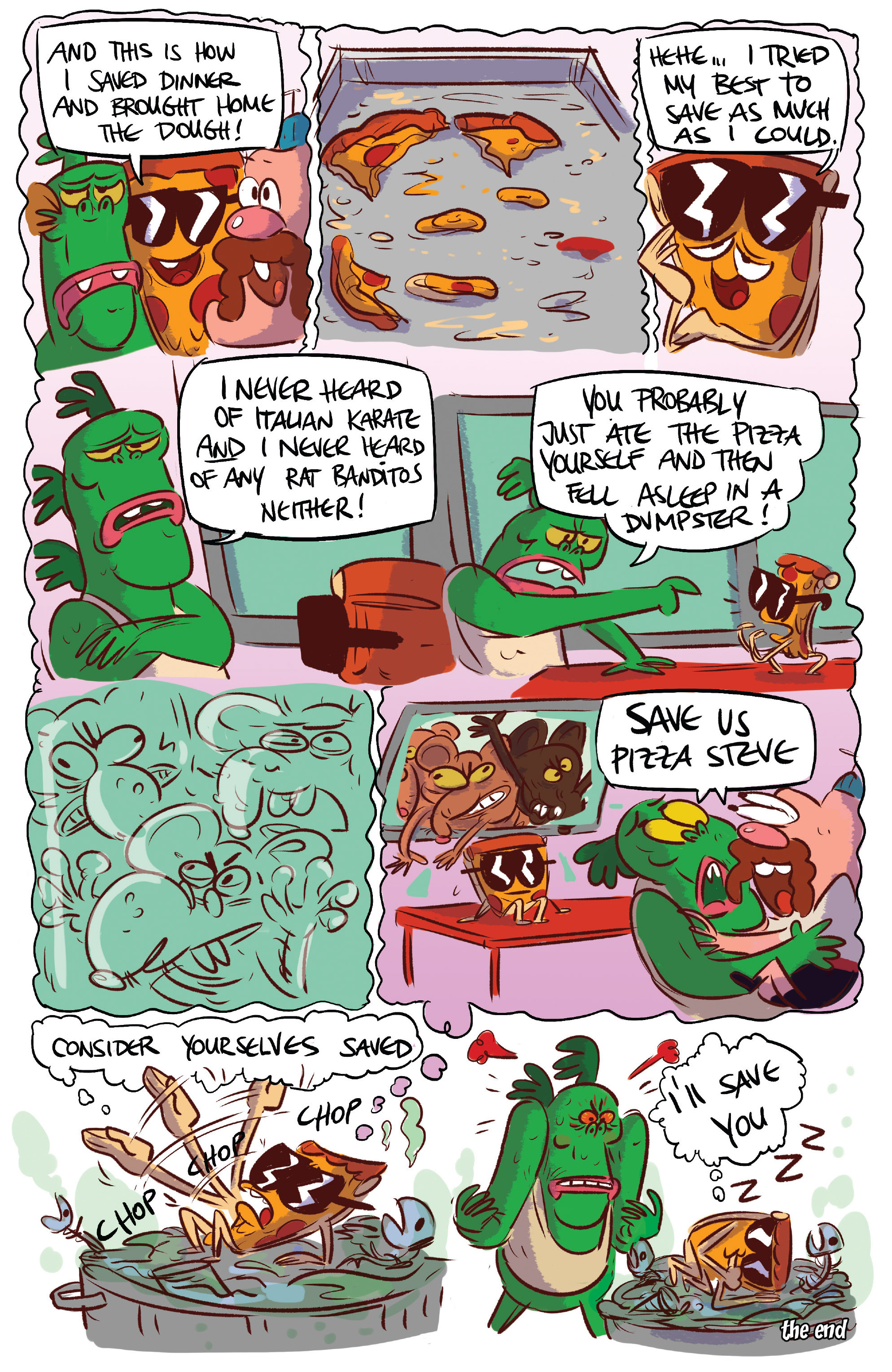 Read online Uncle Grandpa: Pizza Steve Special comic -  Issue # Full - 20