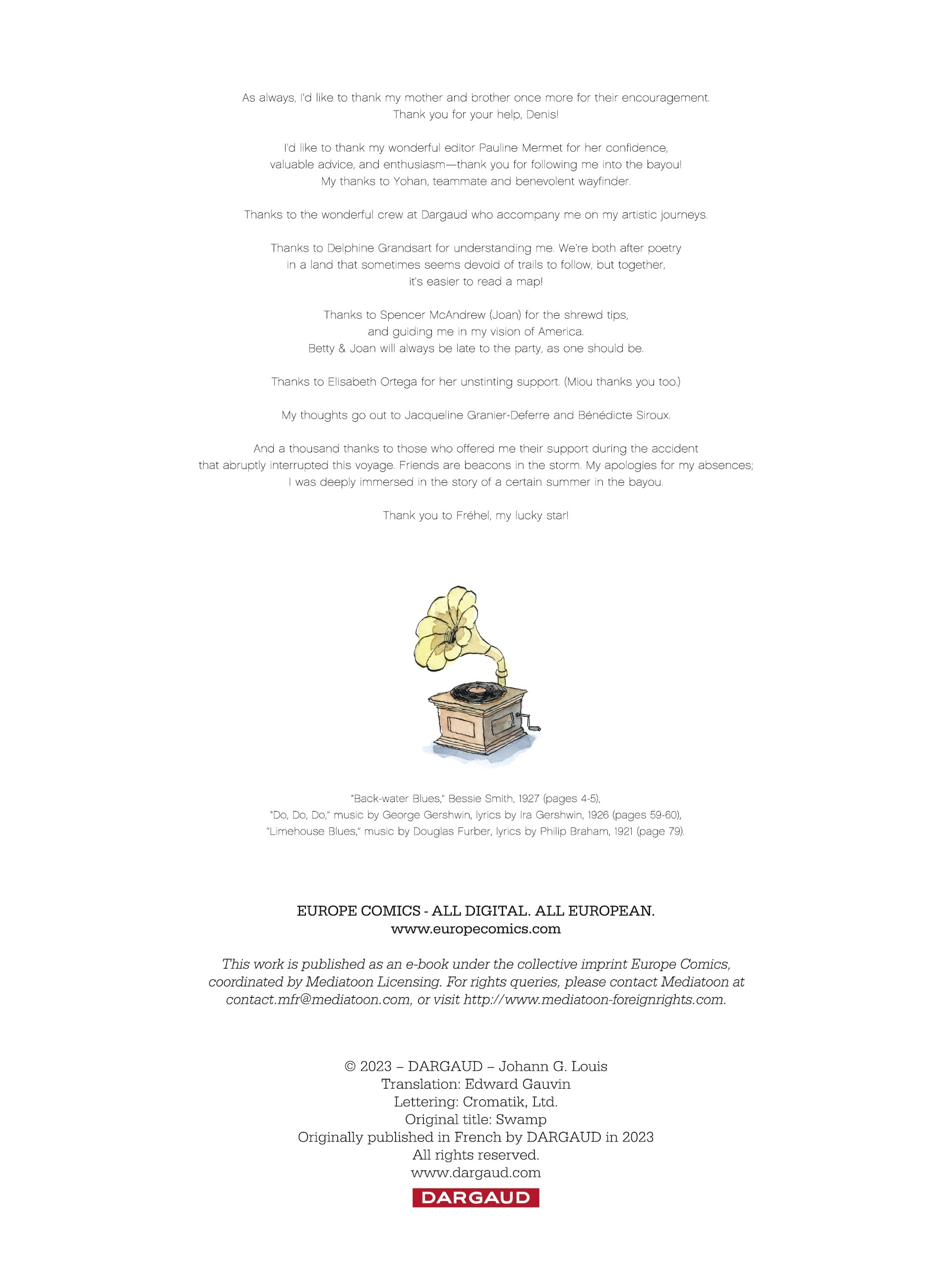 Read online Swamp: A Summer in the Bayou comic -  Issue # TPB (Part 2) - 56