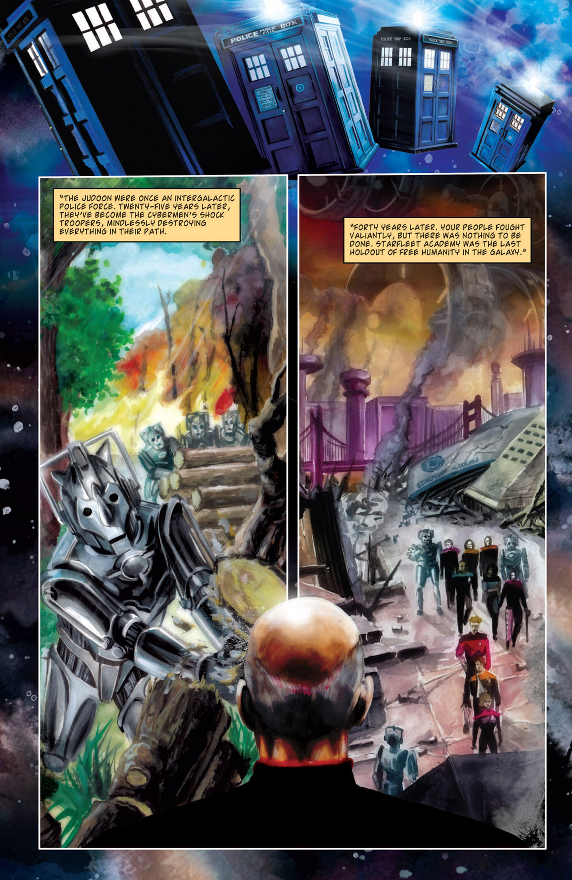 Read online Star Trek: The Next Generation/Doctor Who: Assimilation² comic -  Issue #5 - 24
