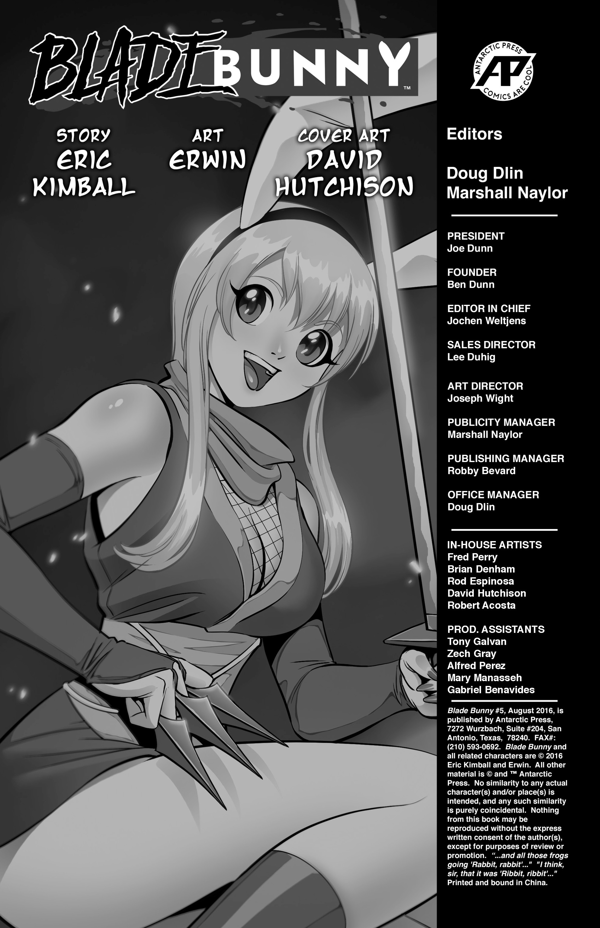 Read online Blade Bunny Vol.1 comic -  Issue #5 - 2