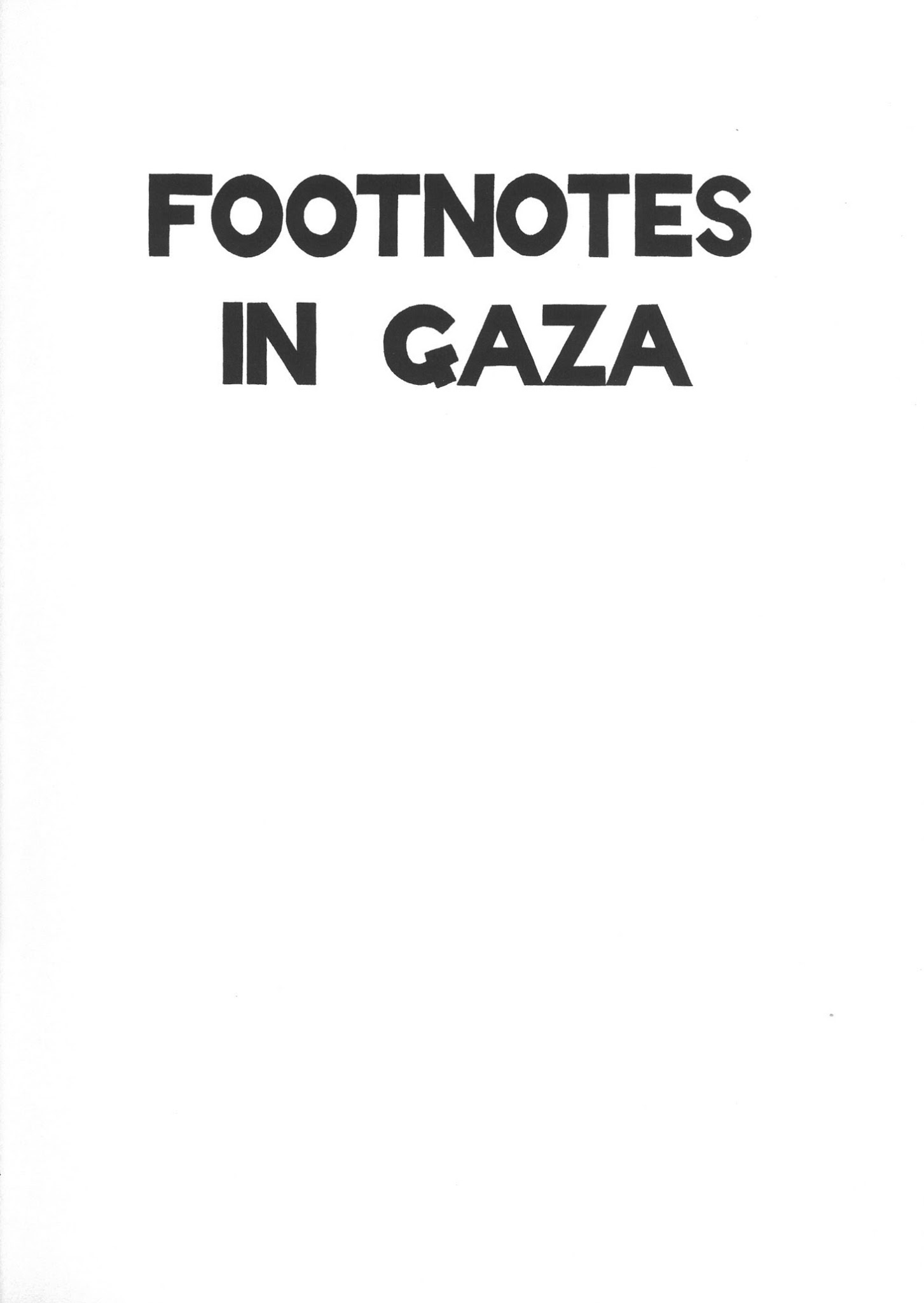 Read online Footnotes in Gaza comic -  Issue # TPB - 21