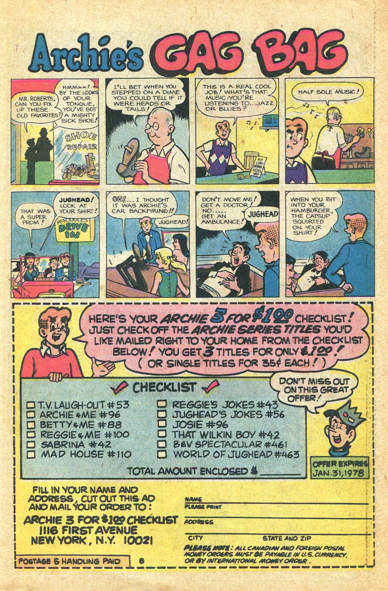 Read online Archie's Joke Book Magazine comic -  Issue #237 - 27