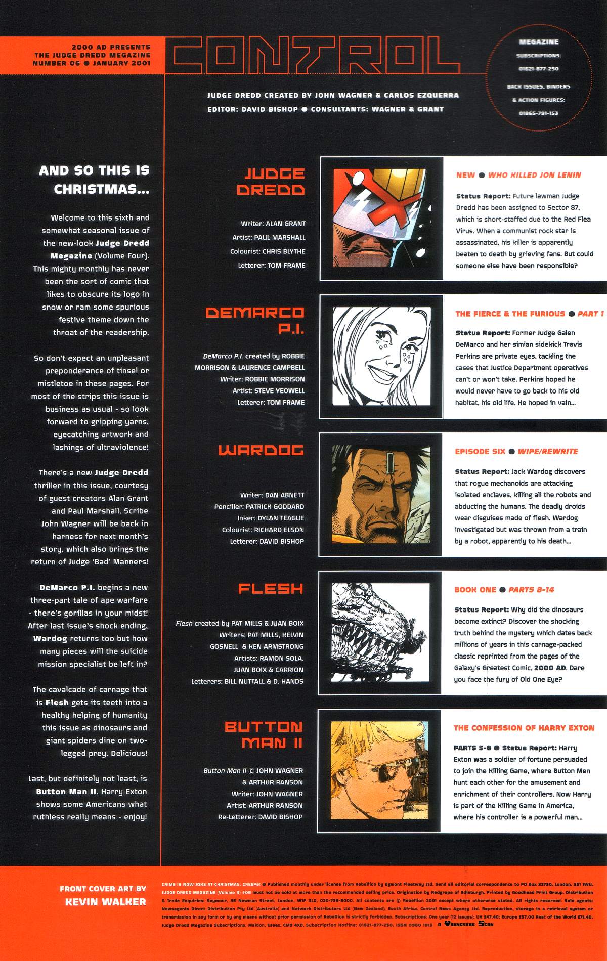 Read online Judge Dredd Megazine (vol. 4) comic -  Issue #6 - 2