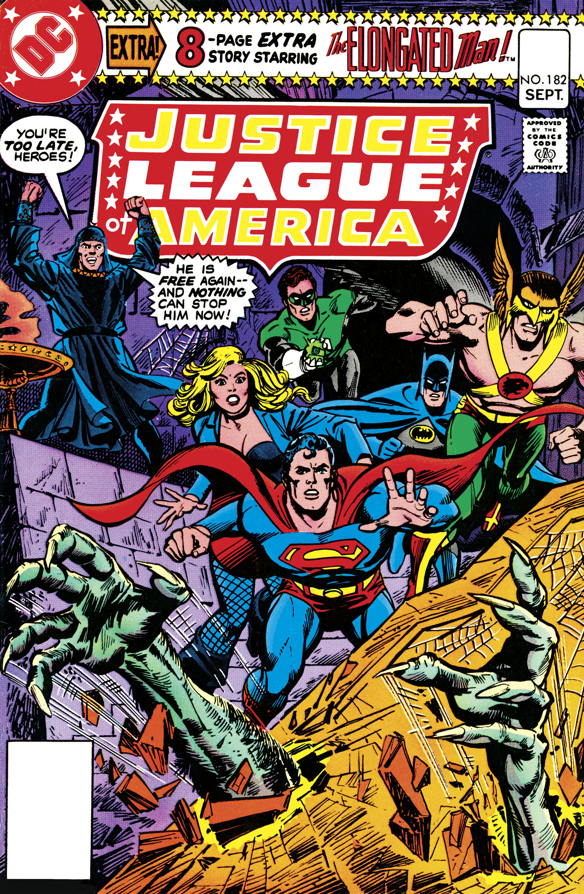 Read online Justice League of America (1960) comic -  Issue #182 - 1