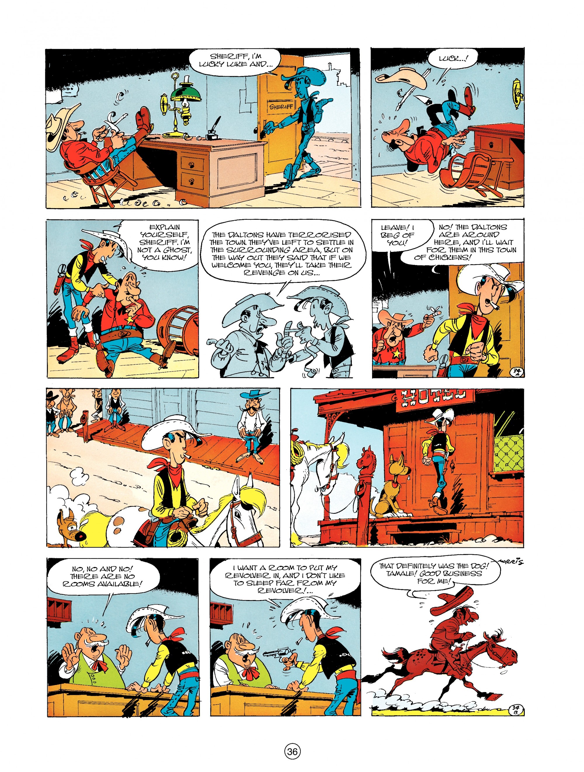 Read online A Lucky Luke Adventure comic -  Issue #19 - 36