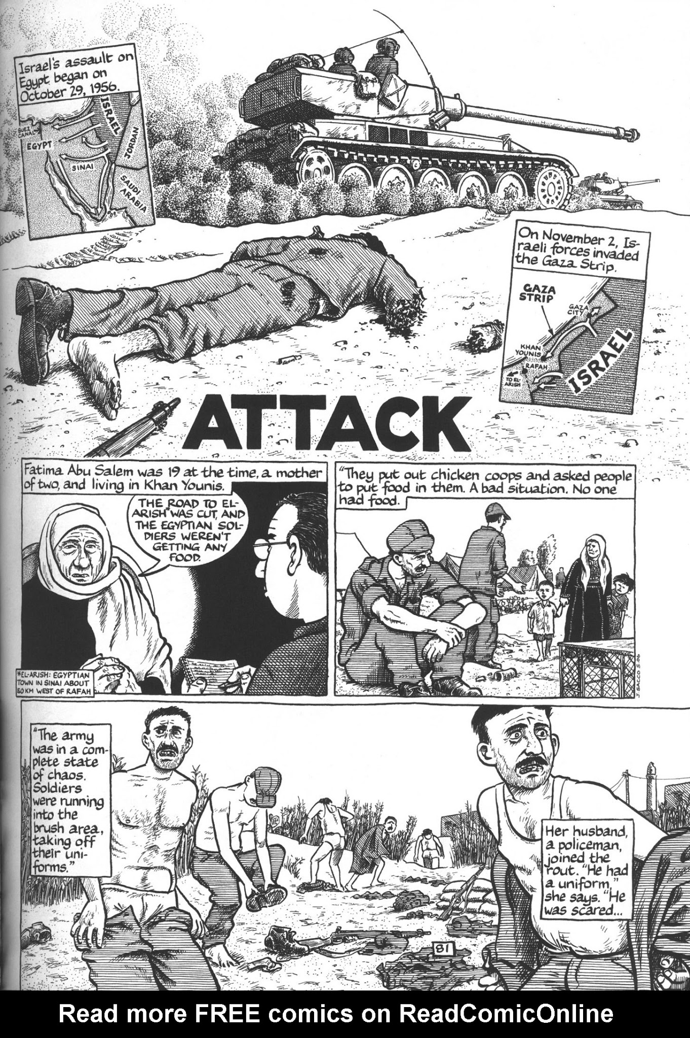 Read online Footnotes in Gaza comic -  Issue # TPB - 101