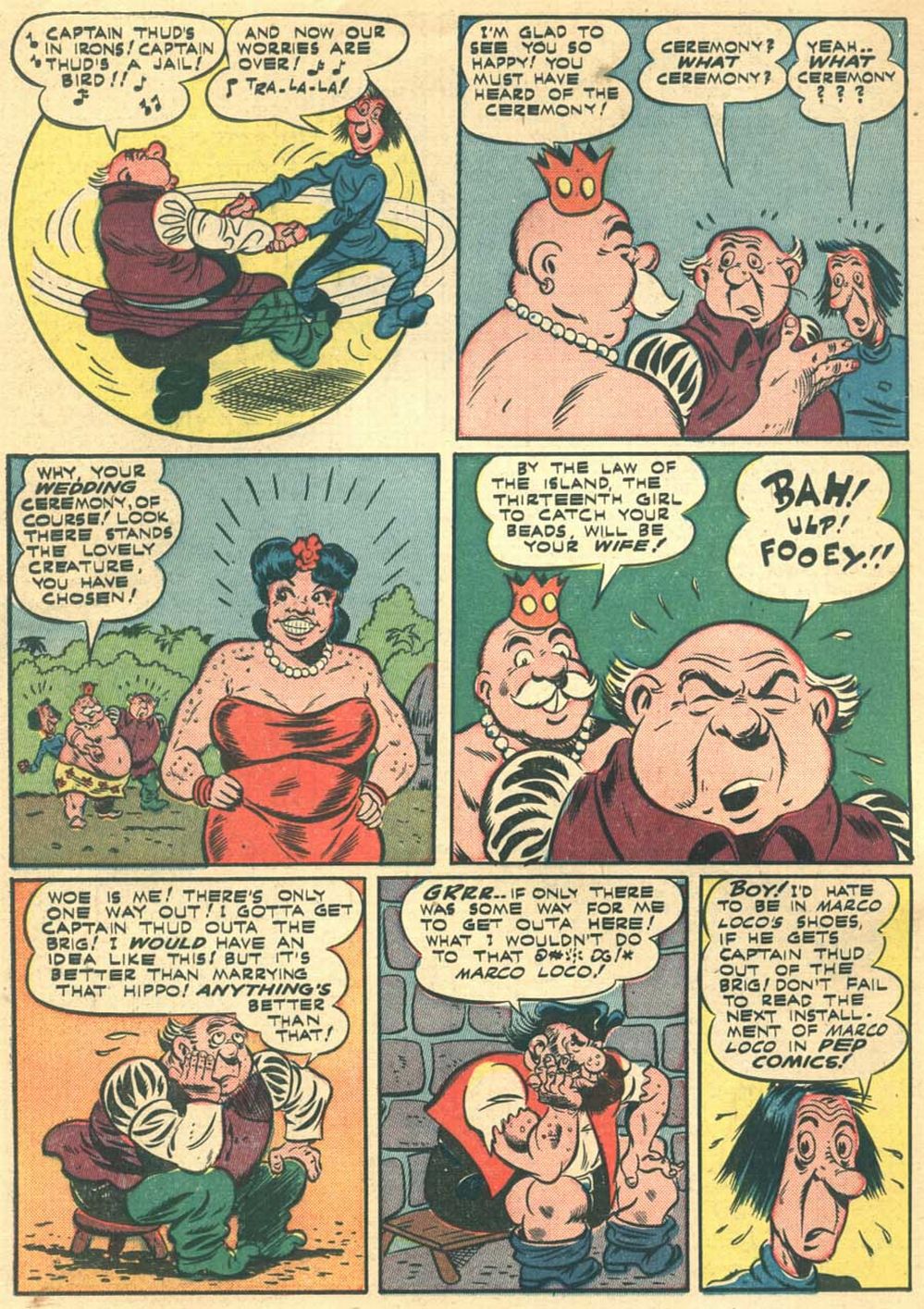 Read online Pep Comics comic -  Issue #44 - 46