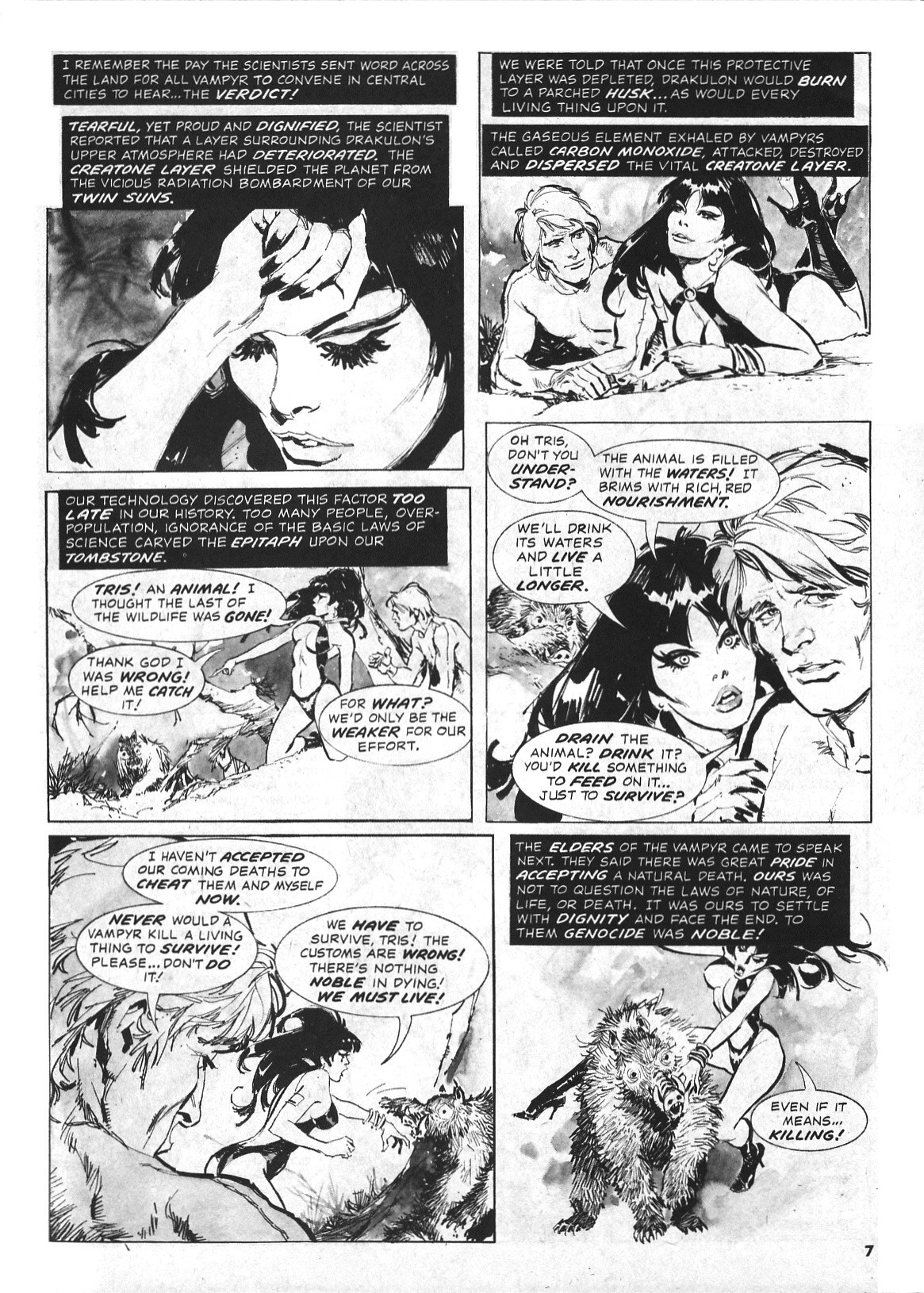 Read online Vampirella (1969) comic -  Issue #46 - 7