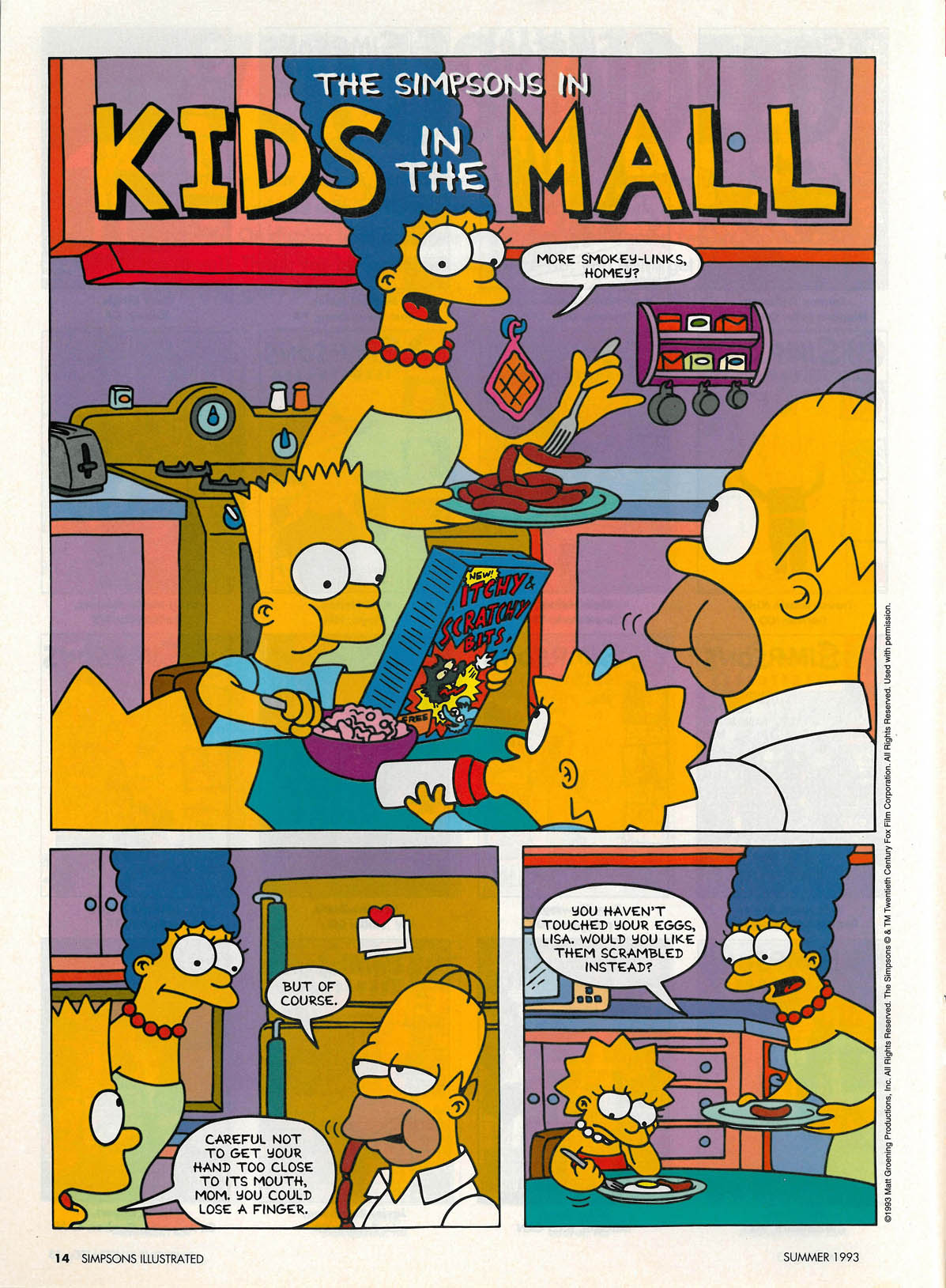 Read online Simpsons Illustrated (1991) comic -  Issue #9 - 16