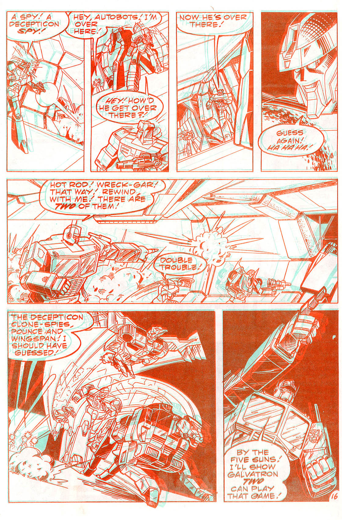 Read online The Transformers in 3-D comic -  Issue #3 - 17