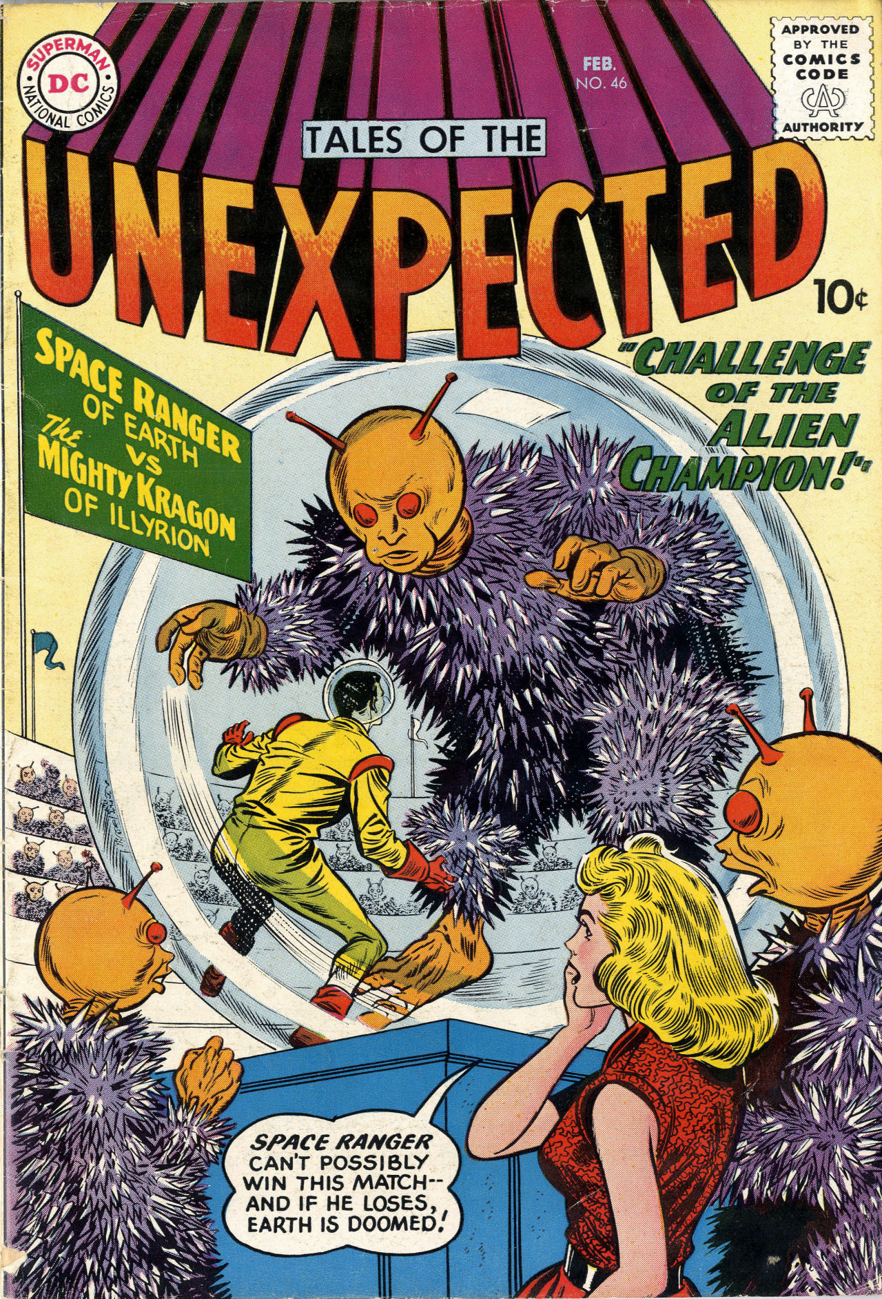 Read online Tales of the Unexpected comic -  Issue #46 - 1