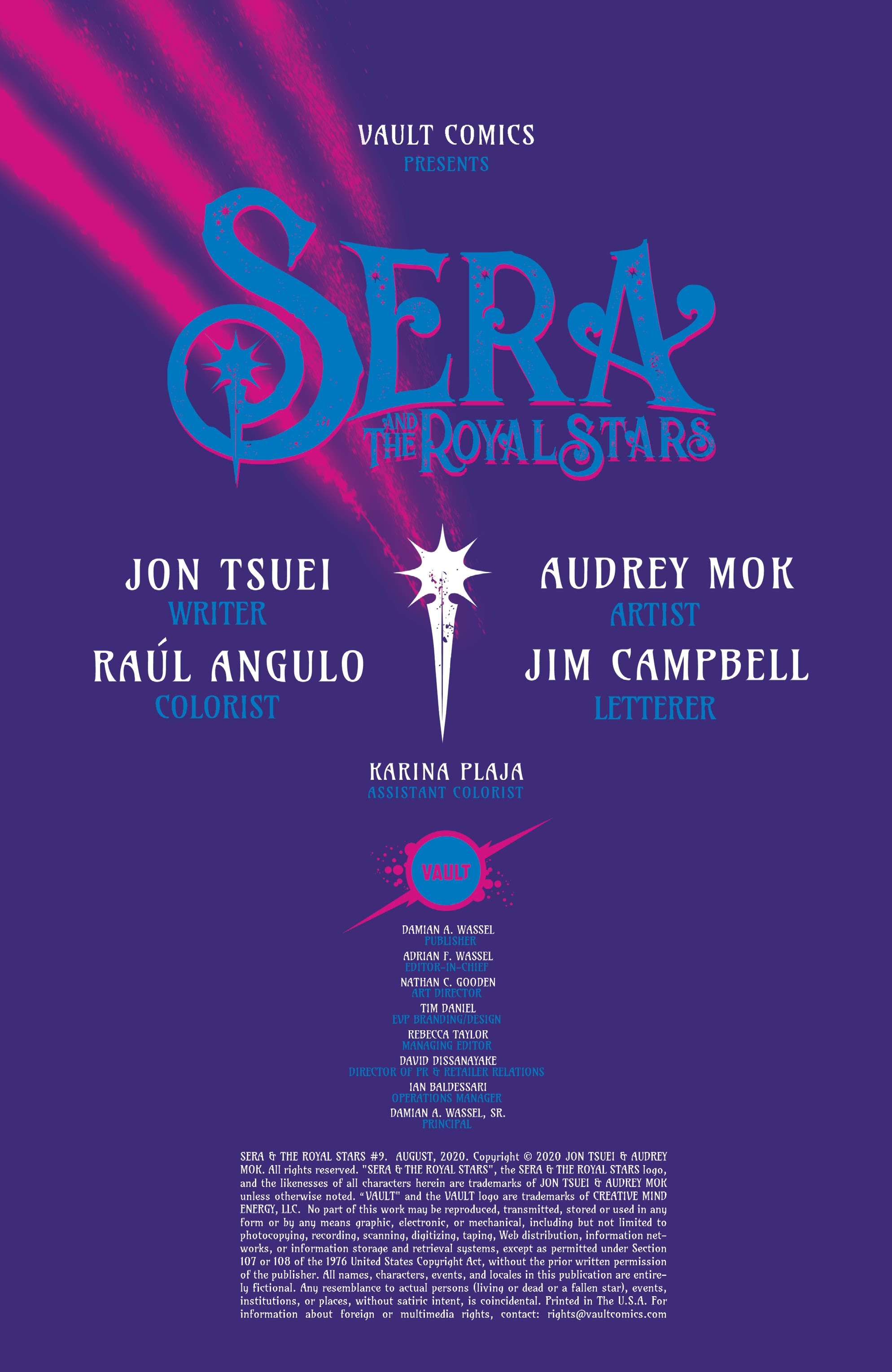 Read online Sera & the Royal Stars comic -  Issue #9 - 2