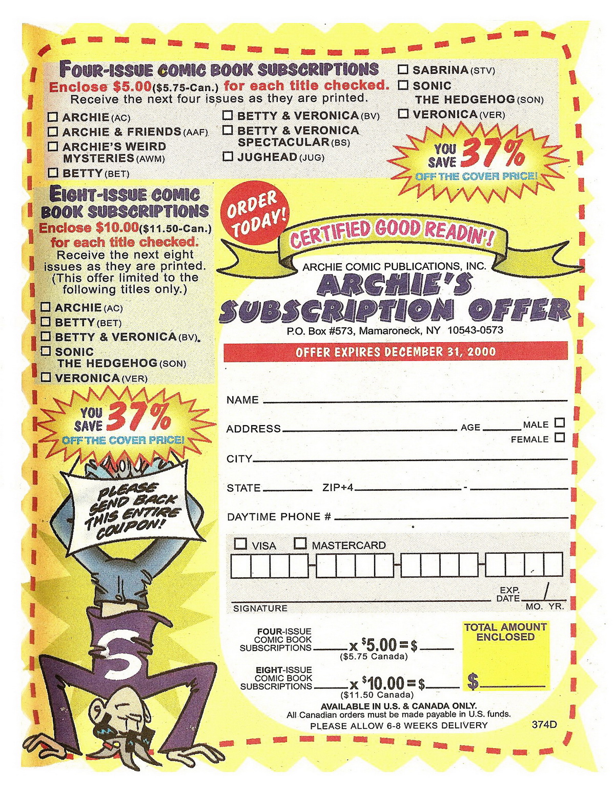 Read online Jughead's Double Digest Magazine comic -  Issue #73 - 142