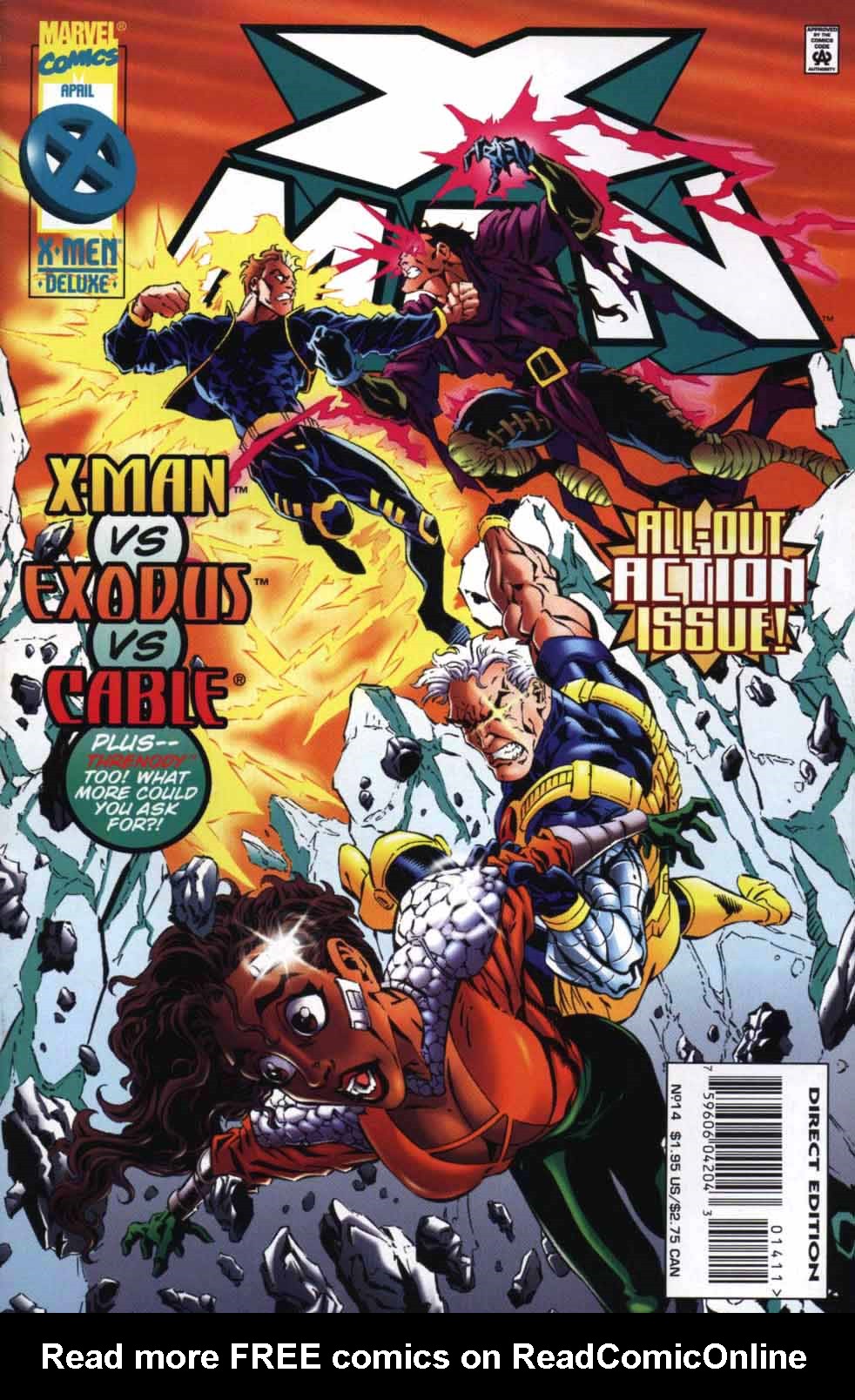 Read online X-Man comic -  Issue #14 - 1