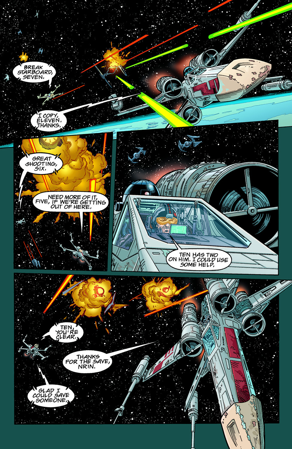 Read online Star Wars: X-Wing Rogue Squadron comic -  Issue #35 - 4