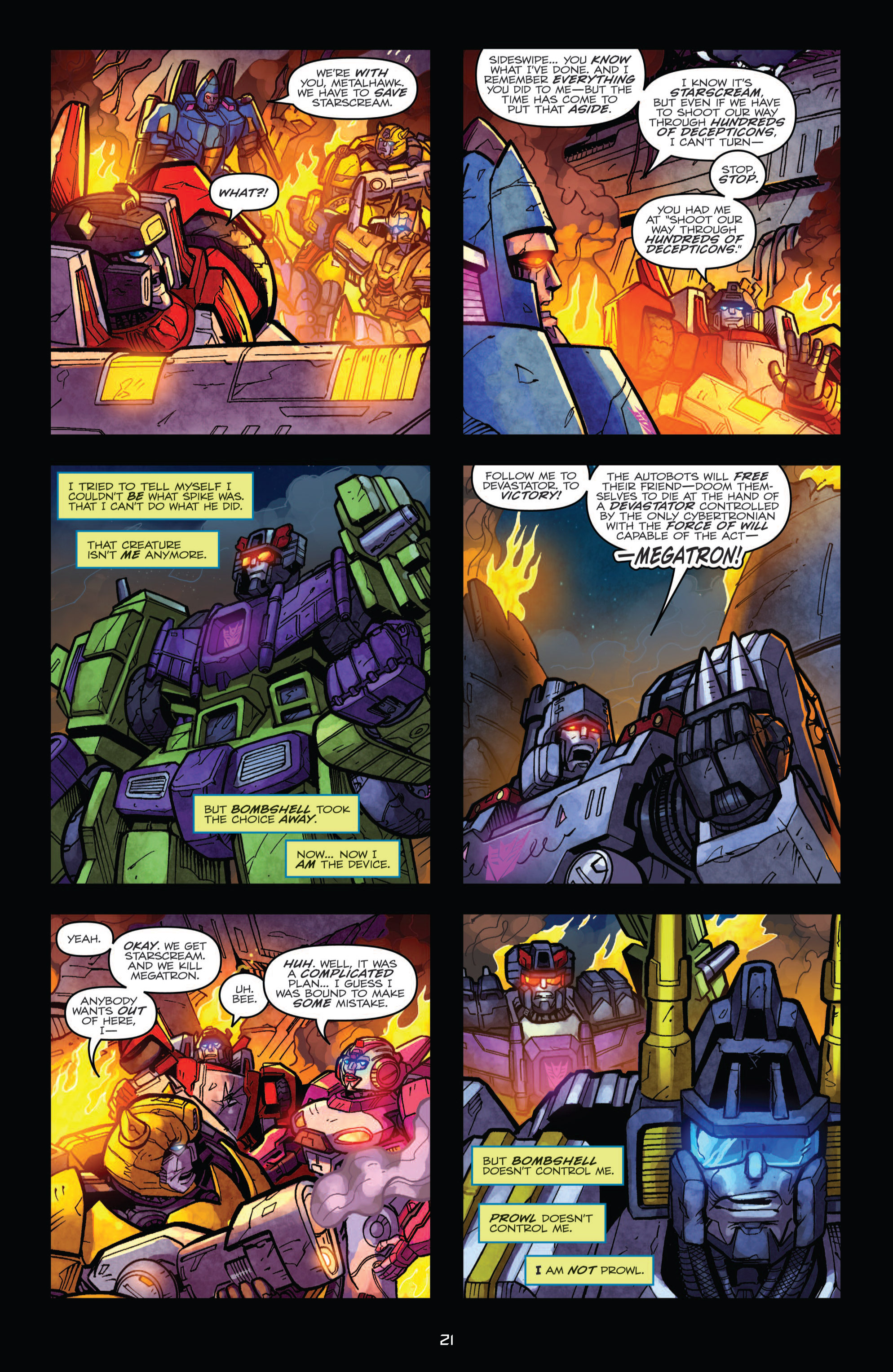 Read online Transformers: Robots In Disguise (2012) comic -  Issue #15 - 24