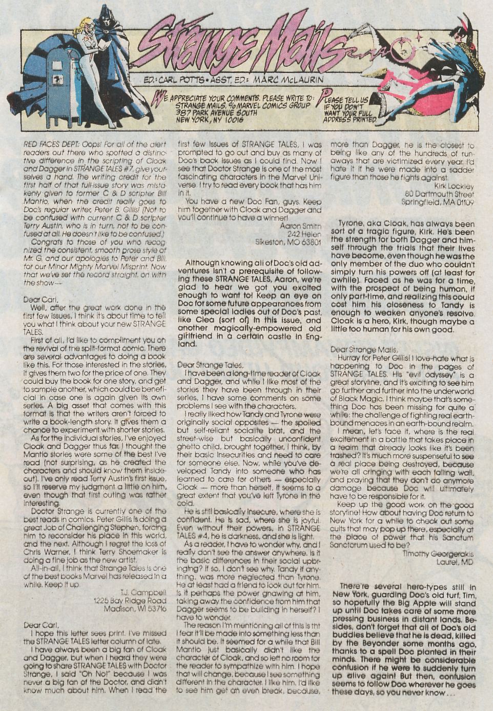 Read online Strange Tales (1987) comic -  Issue #10 - 25