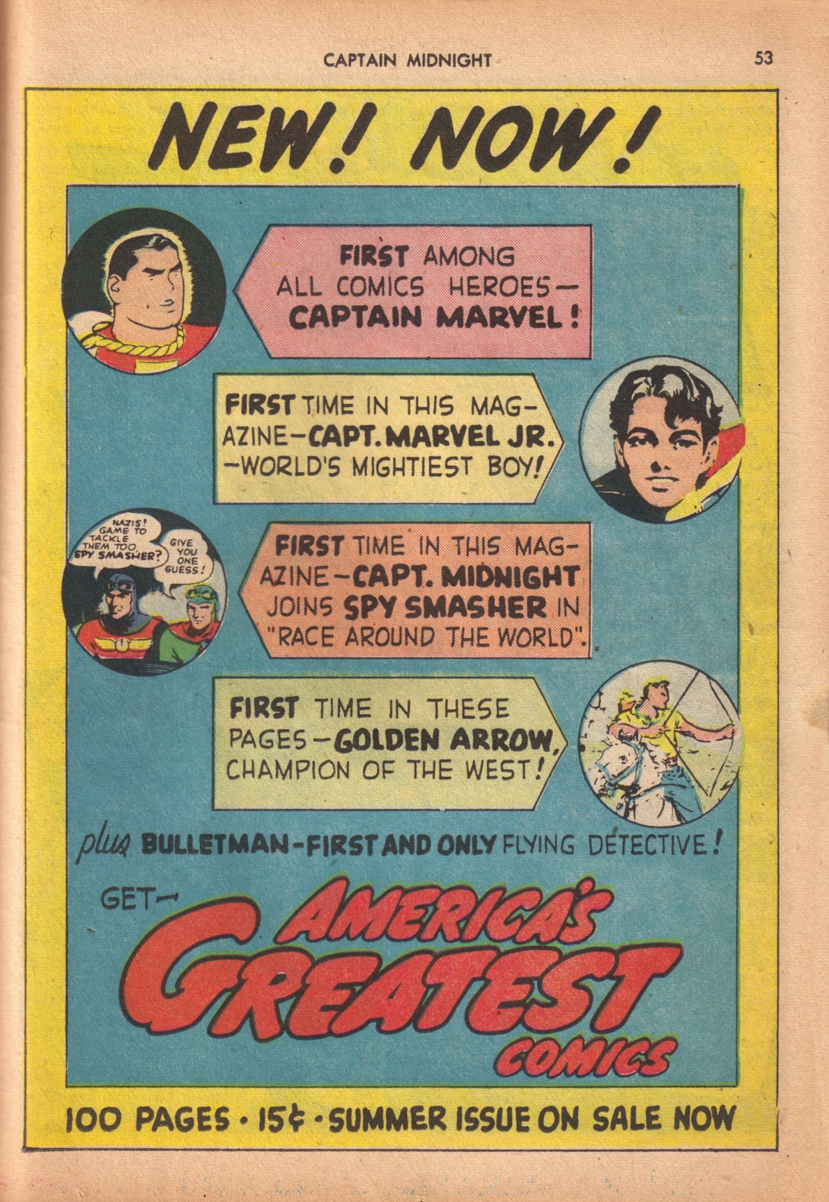 Read online Captain Midnight (1942) comic -  Issue #10 - 49