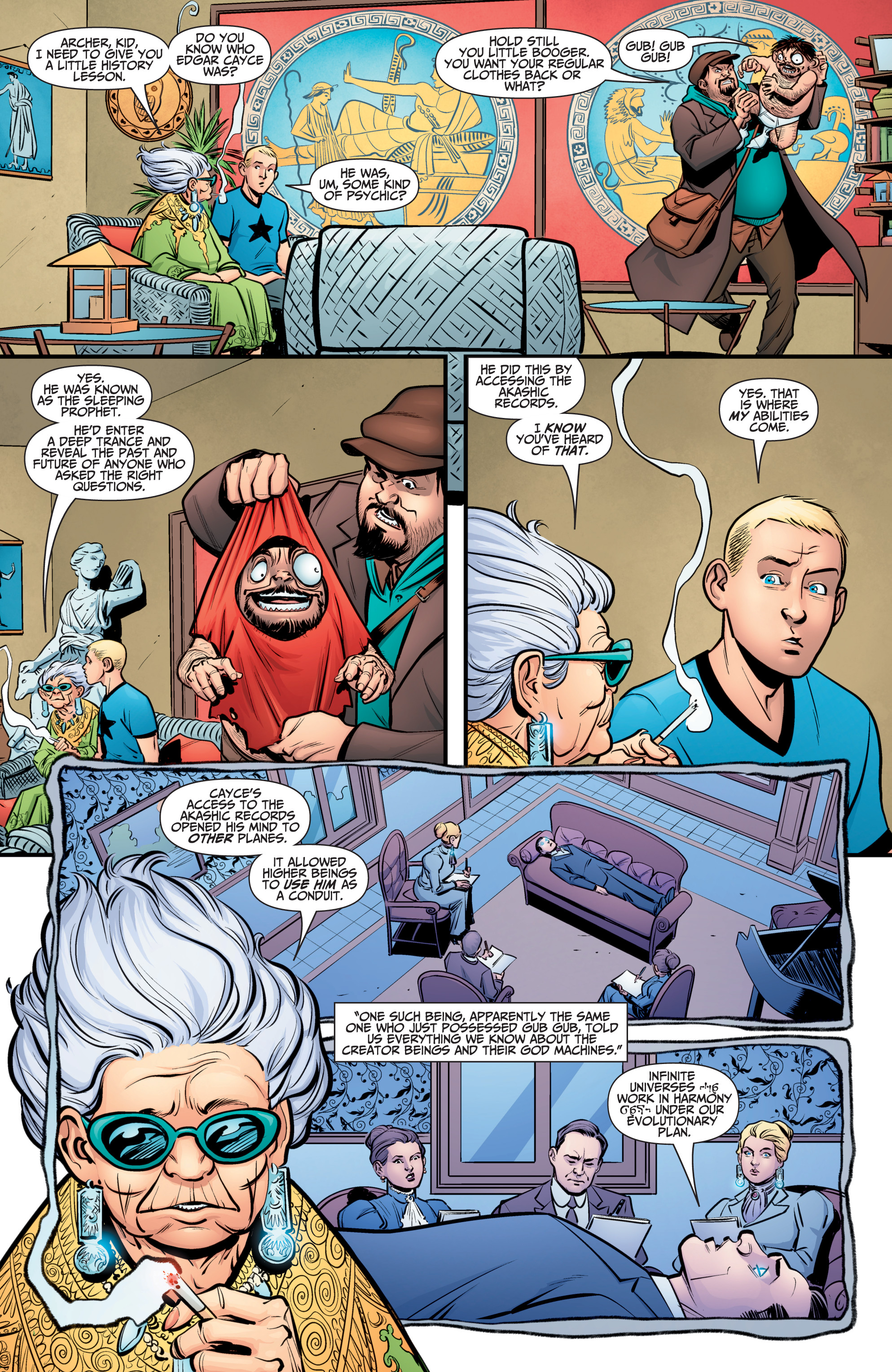 Read online A&A: The Adventures of Archer & Armstrong comic -  Issue #10 - 11