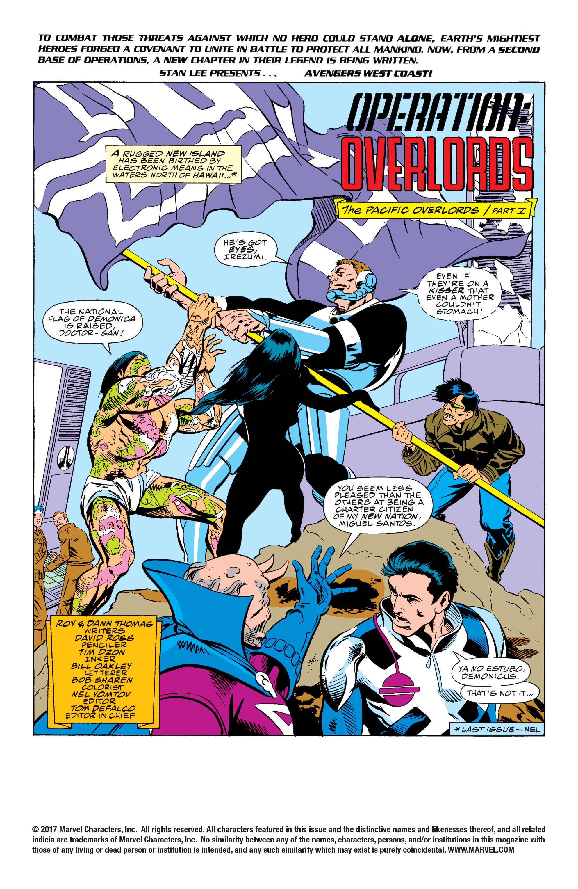 Read online Avengers West Coast (1989) comic -  Issue #74 - 2