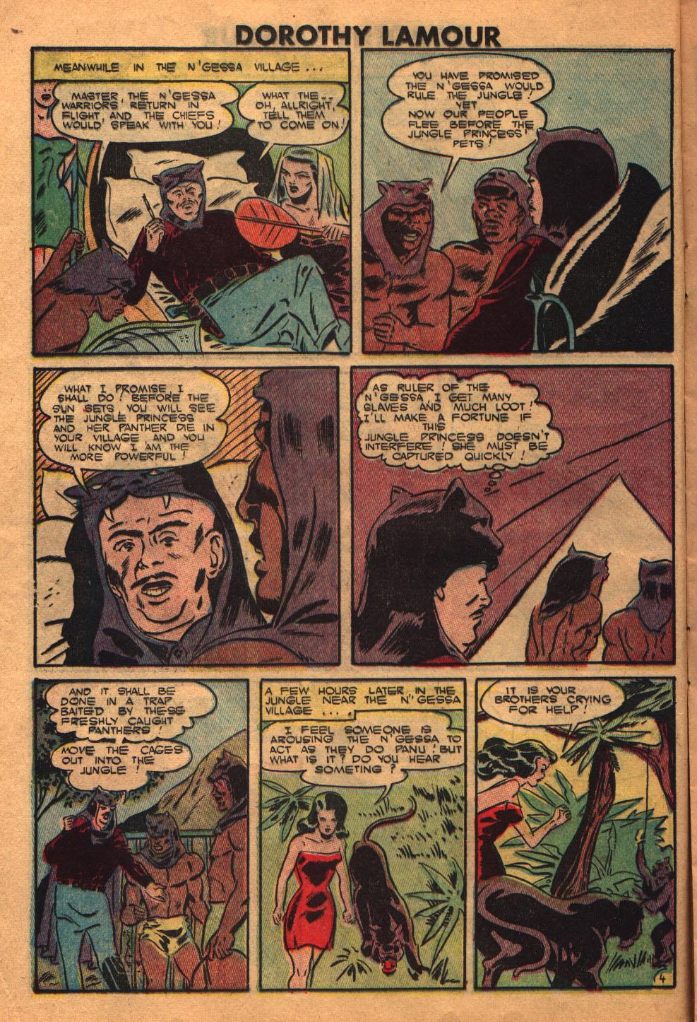 Read online Dorothy Lamour Jungle Princess comic -  Issue #2 - 16