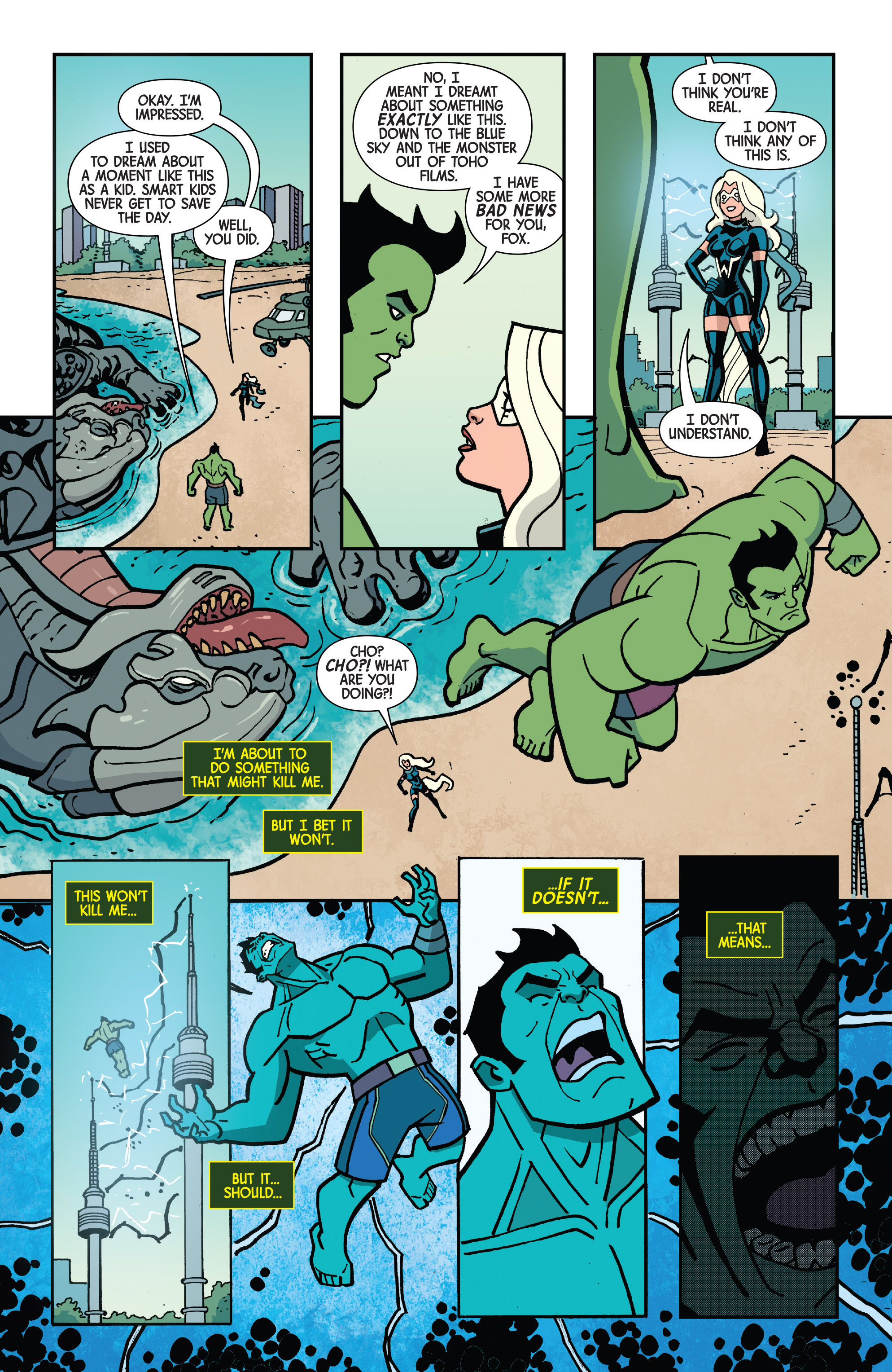 Read online Totally Awesome Hulk comic -  Issue #1.MU - 12