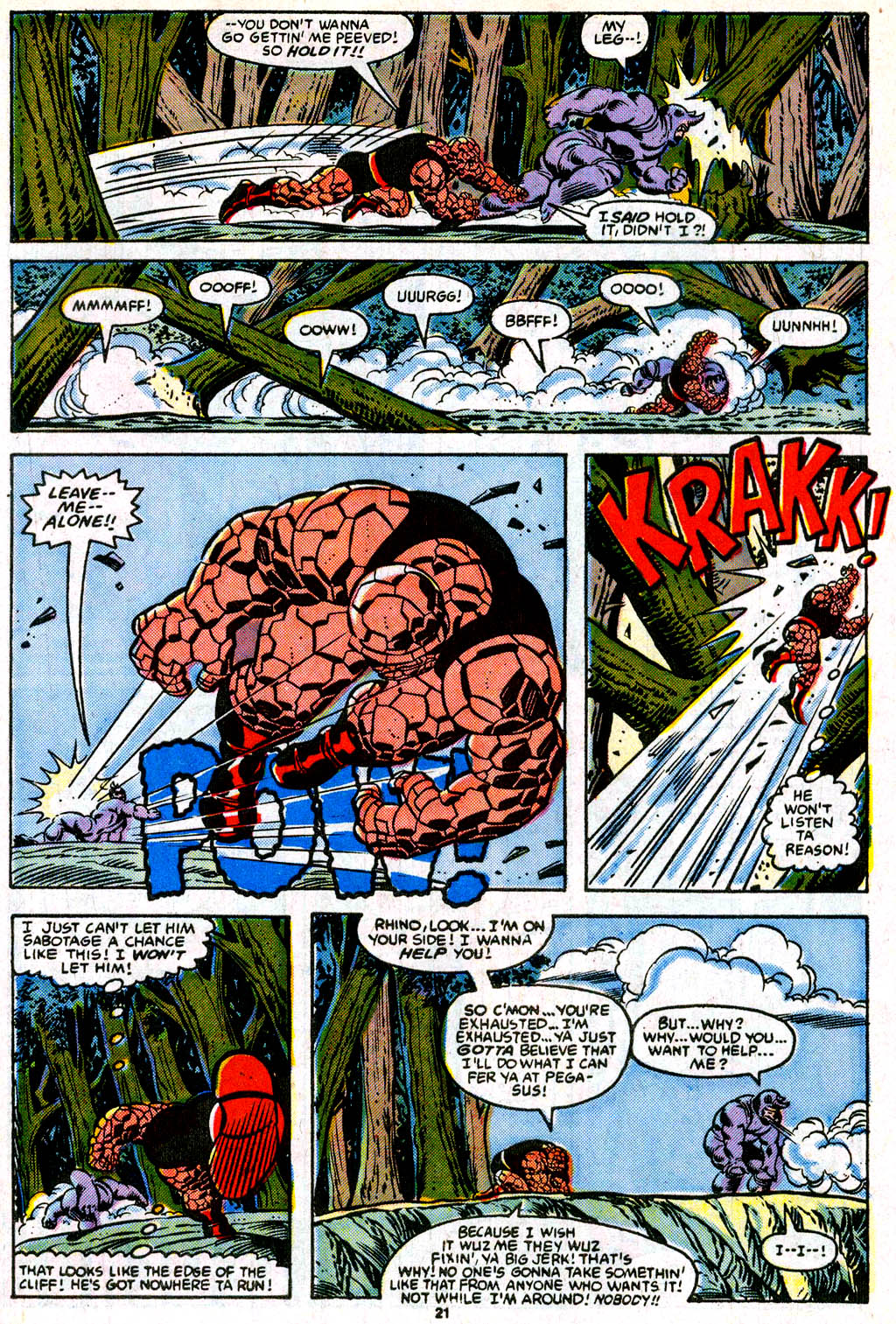 Read online The Thing comic -  Issue #24 - 22