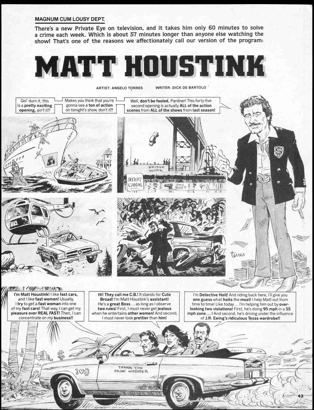 Read online MAD comic -  Issue #246 - 45