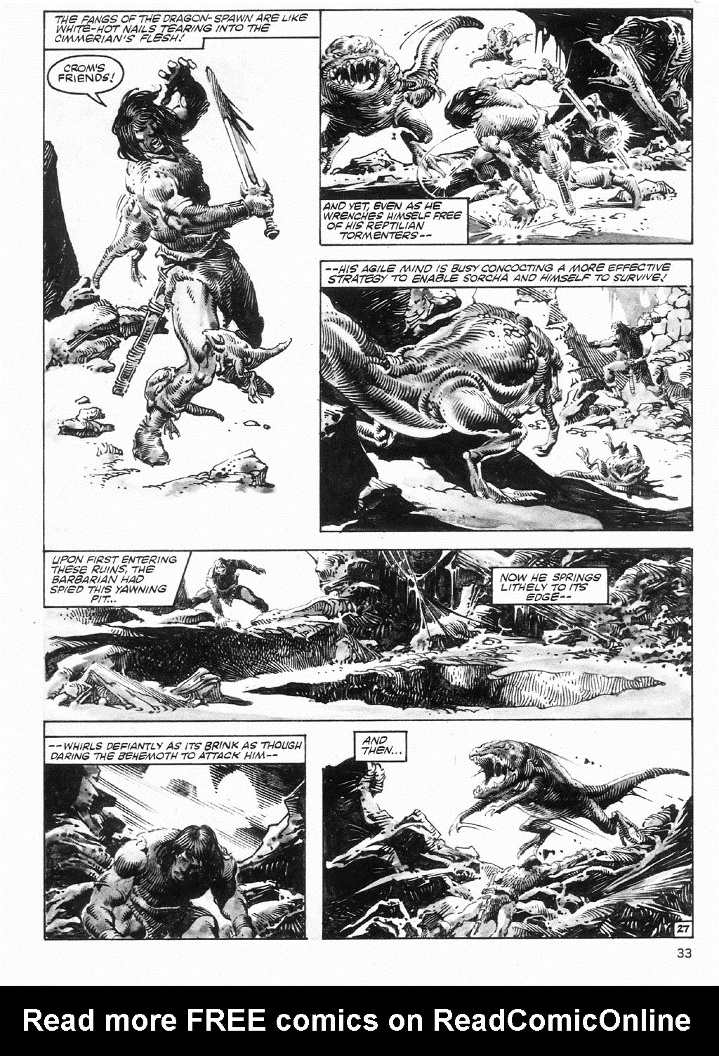 Read online The Savage Sword Of Conan comic -  Issue #98 - 33