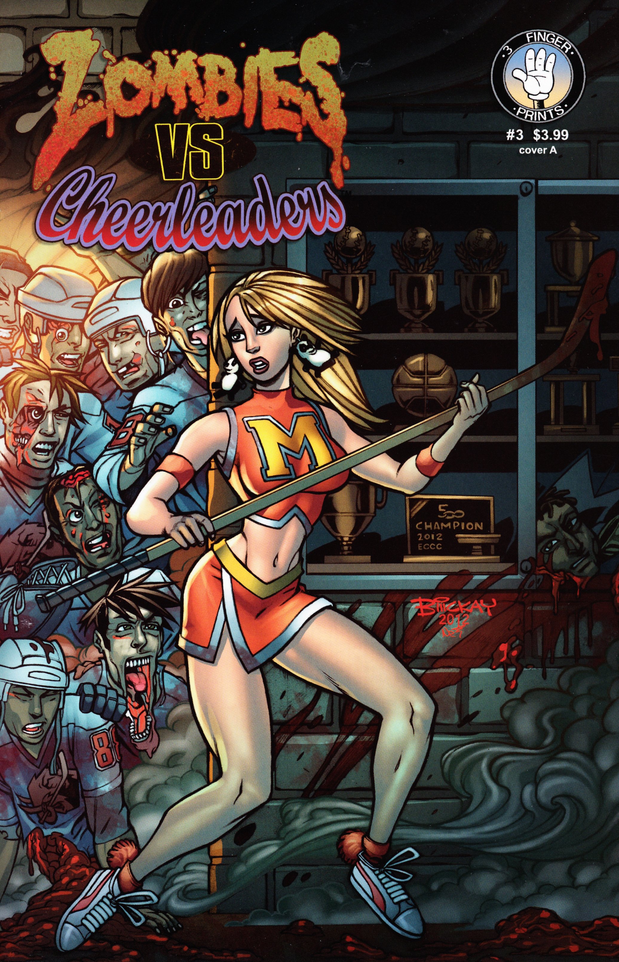 Read online Zombies vs Cheerleaders comic - Issue #3.