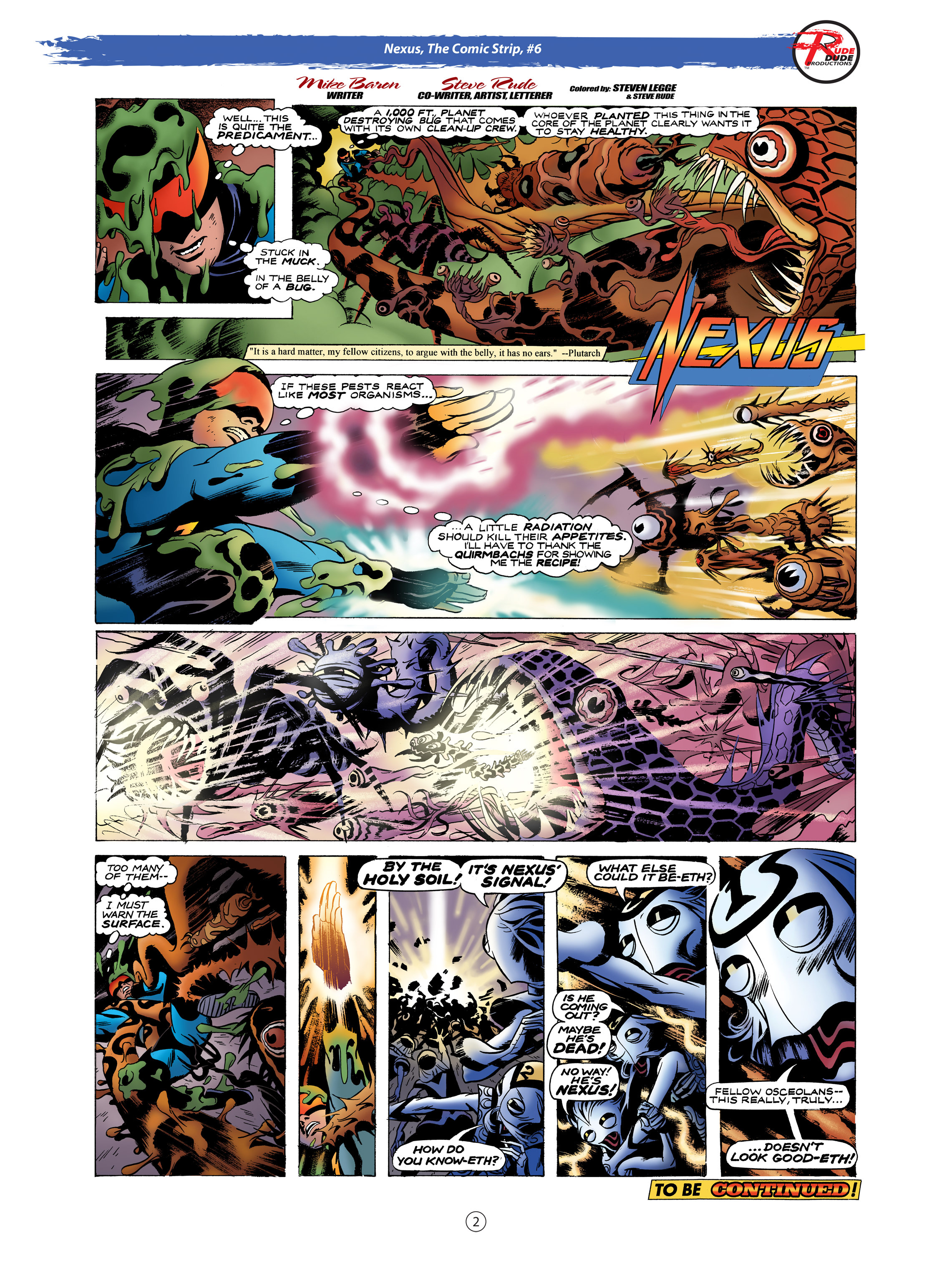 Read online Nexus: The Comic Strip comic -  Issue #2 - 2