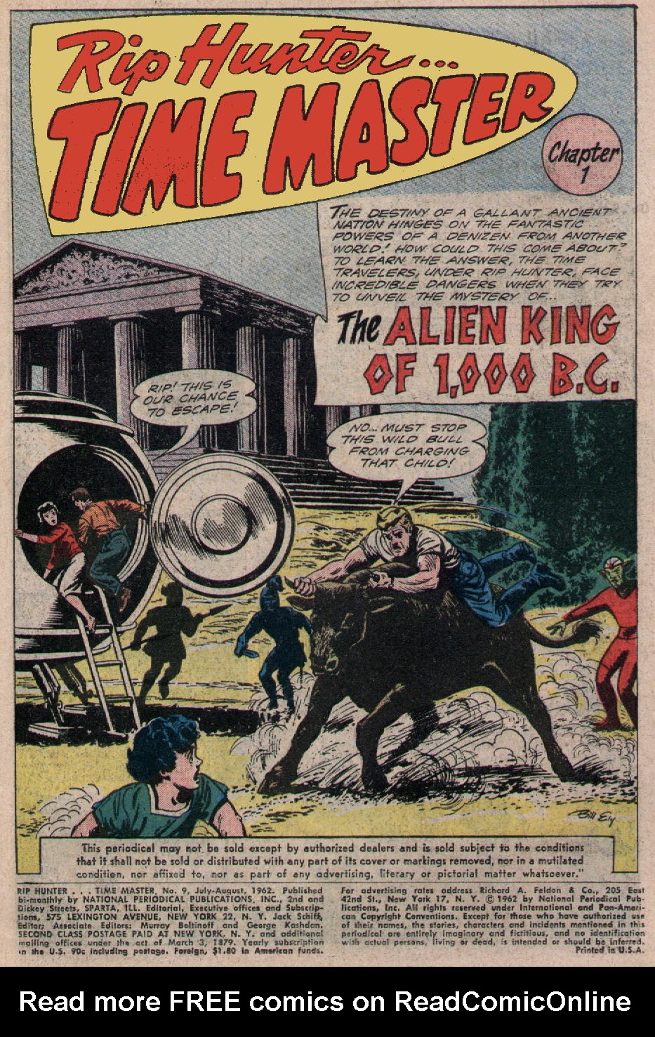 Read online Rip Hunter...Time Master comic -  Issue #9 - 3